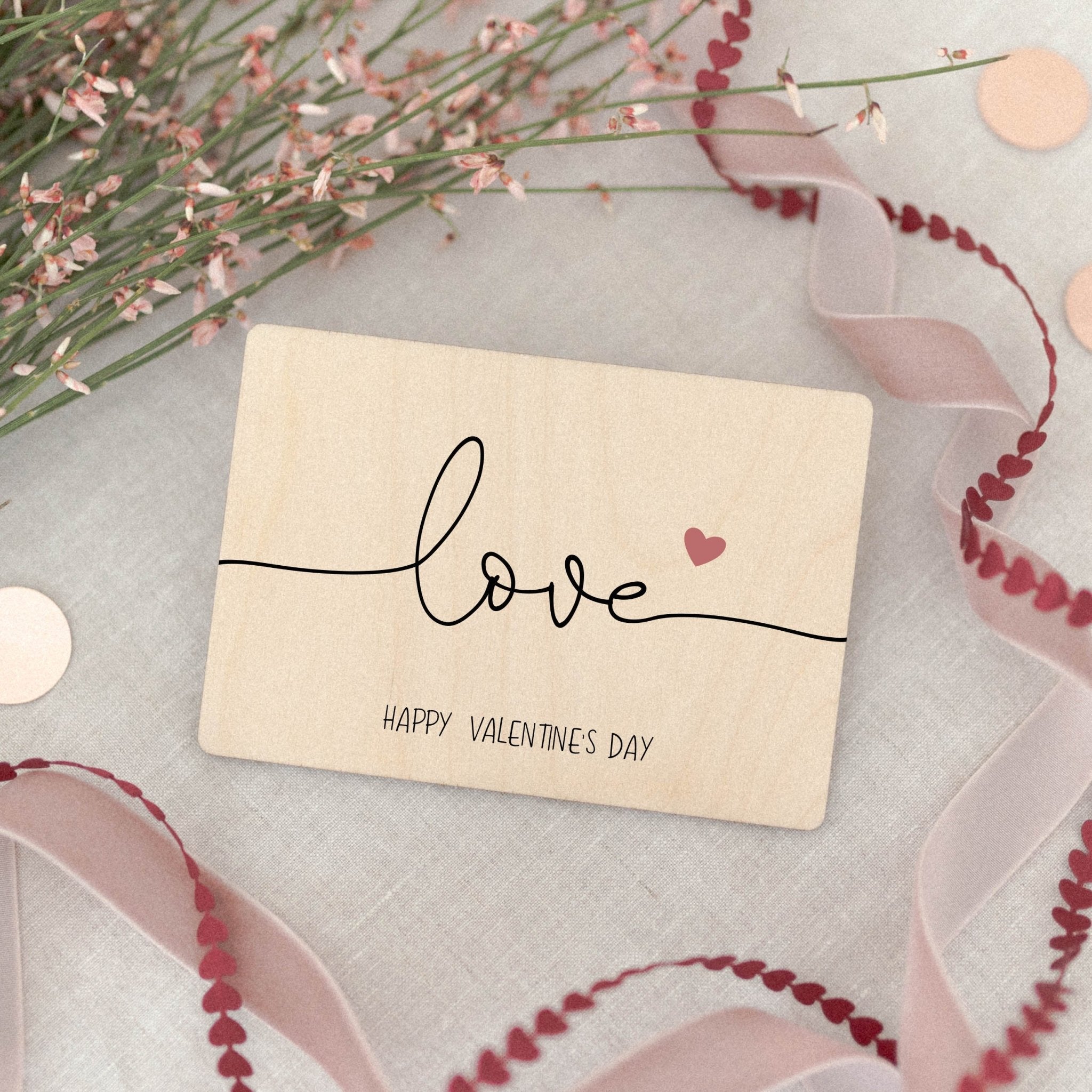 Holzkarte | Love Leine