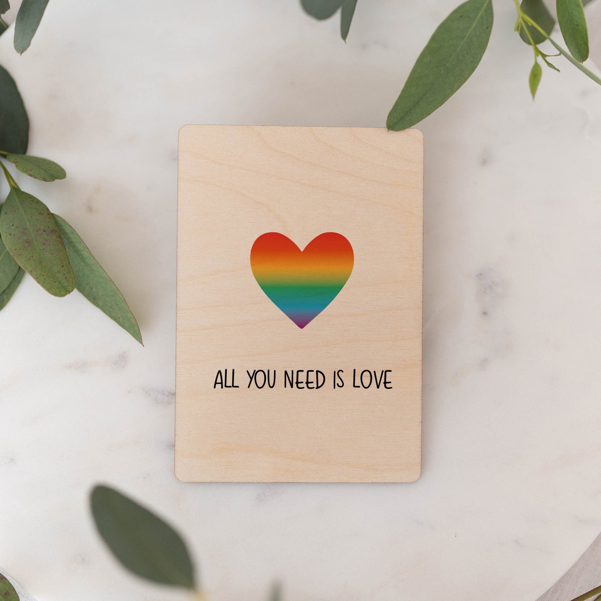 Holzkarte | PRIDE Love