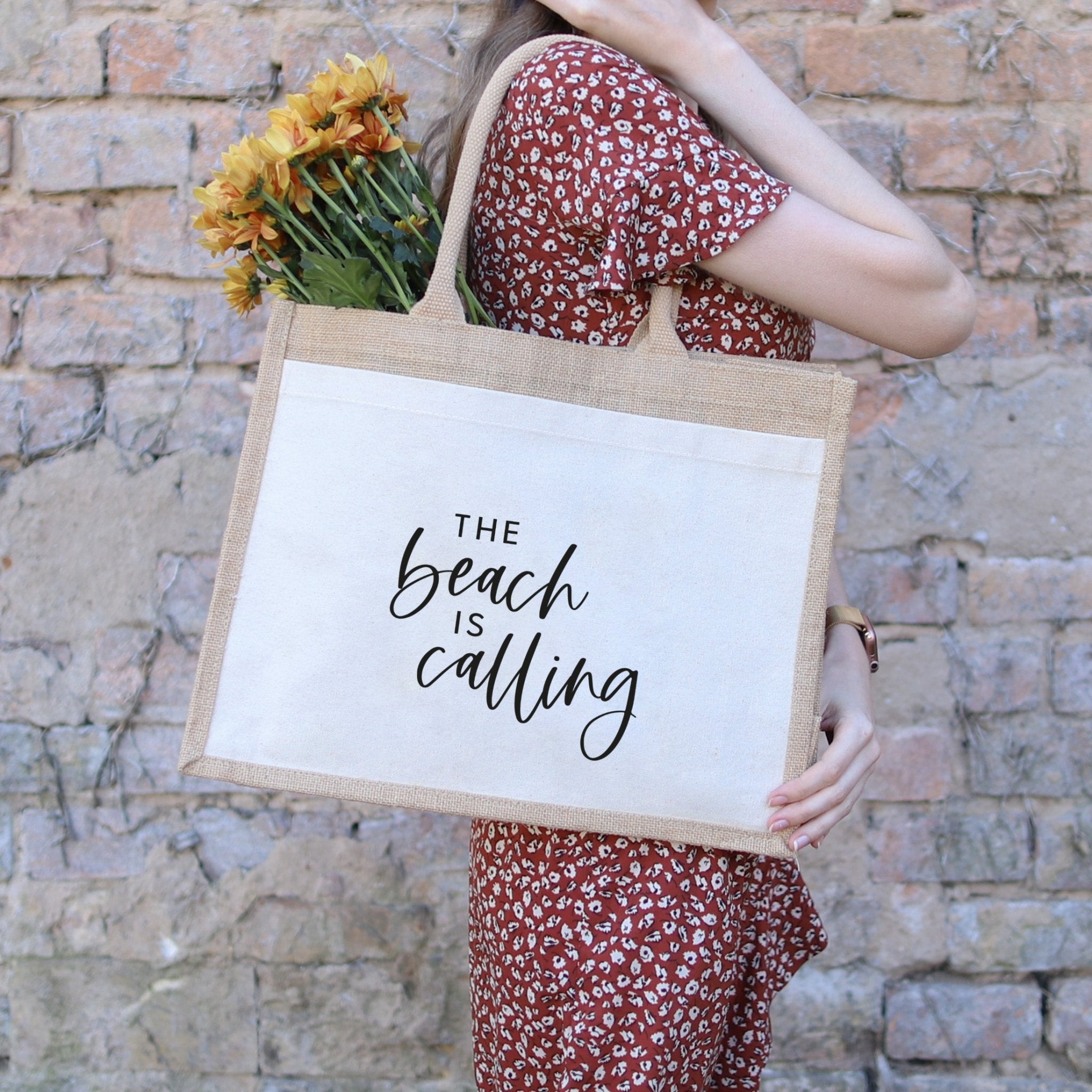 Jutetasche | Beach Is Calling
