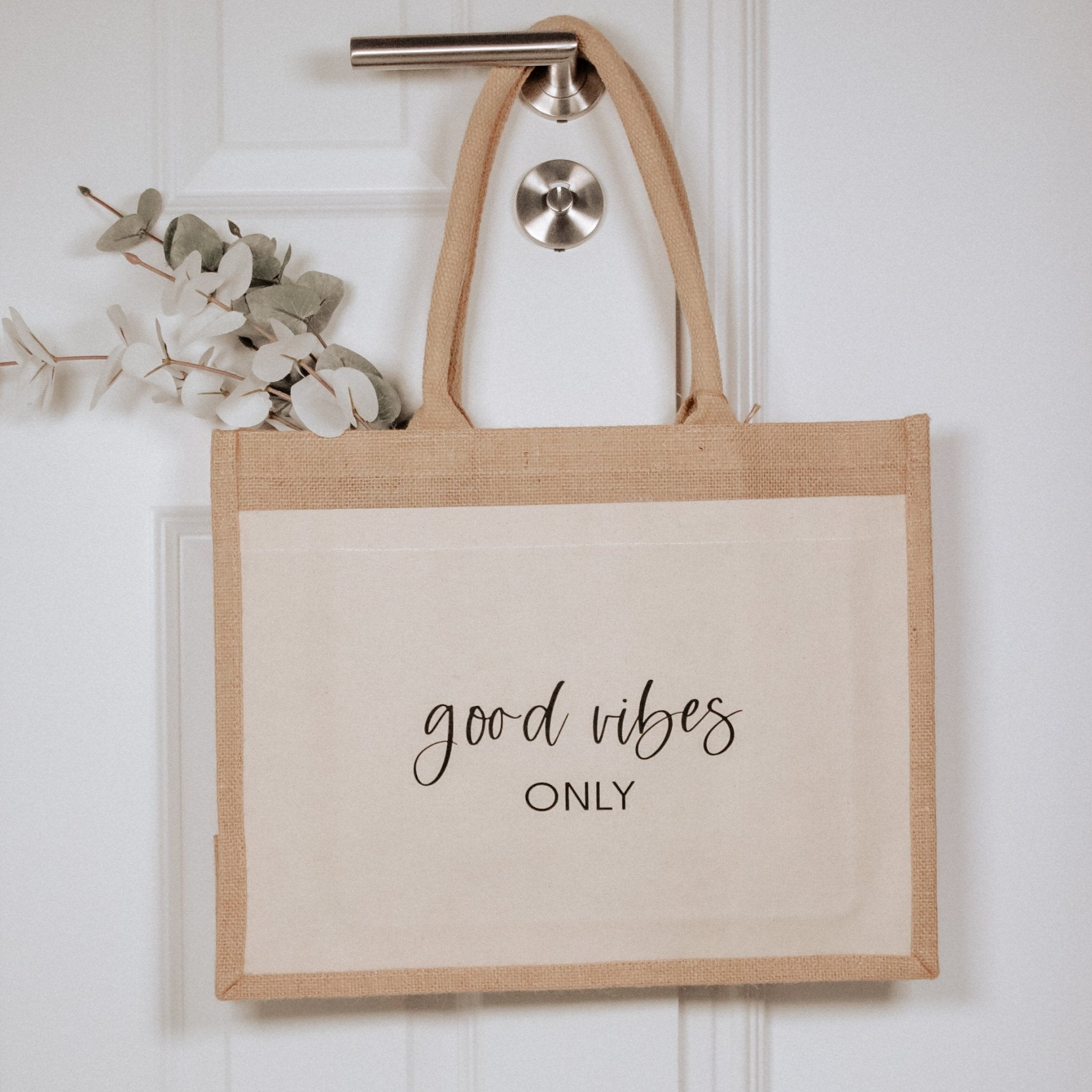 Jutetasche | Good Vibes