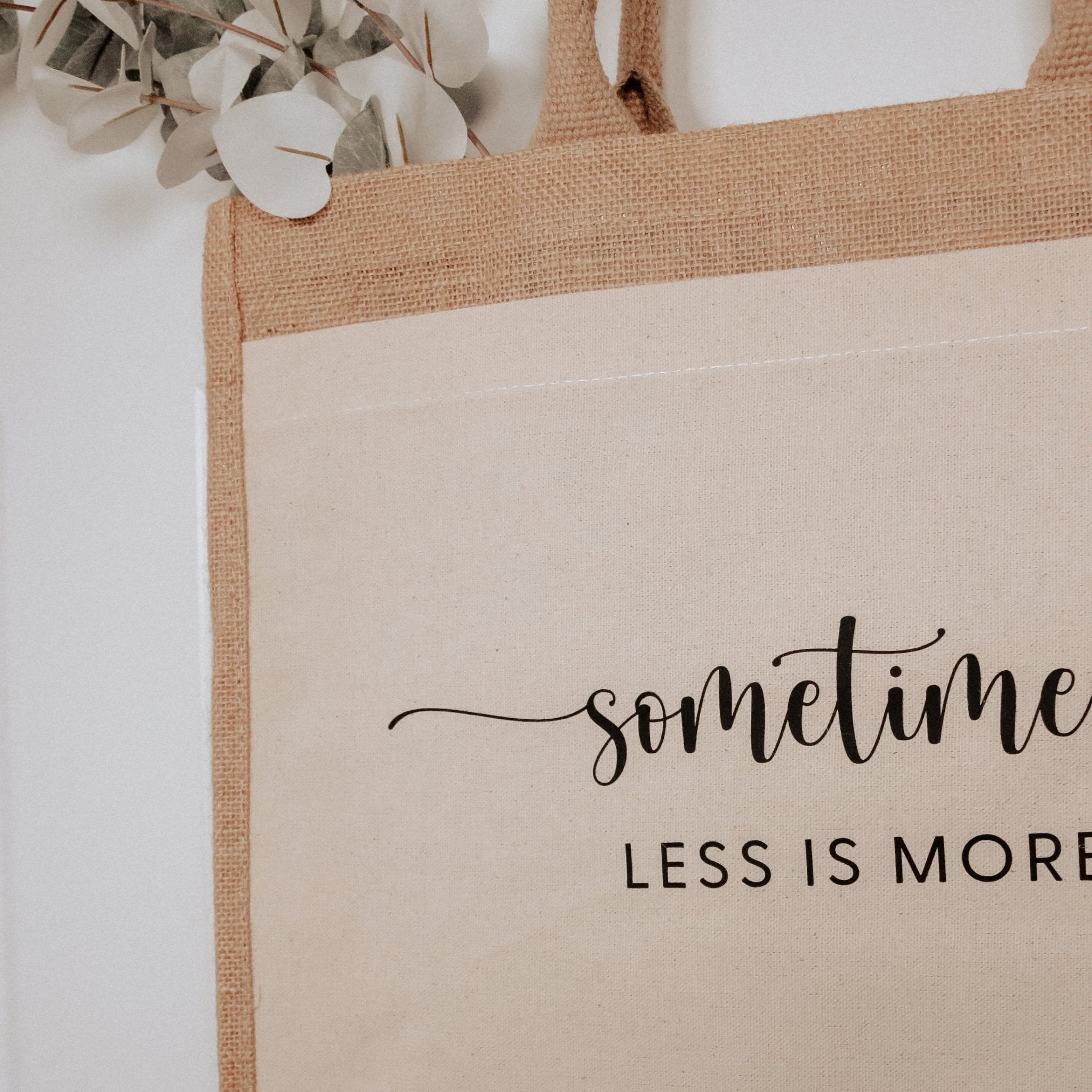 Jutetasche | Less is more