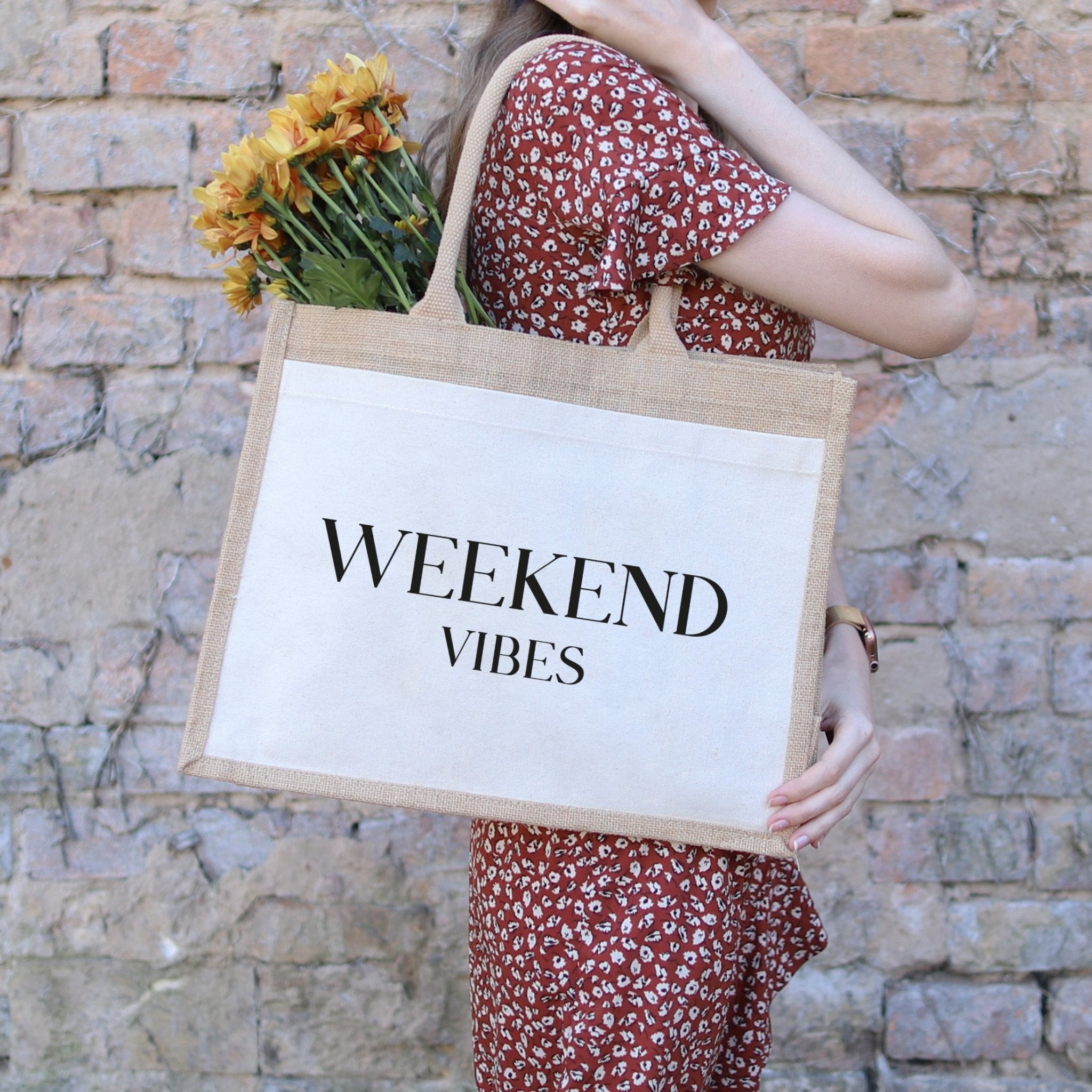 Jutetasche | Weekend Vibes