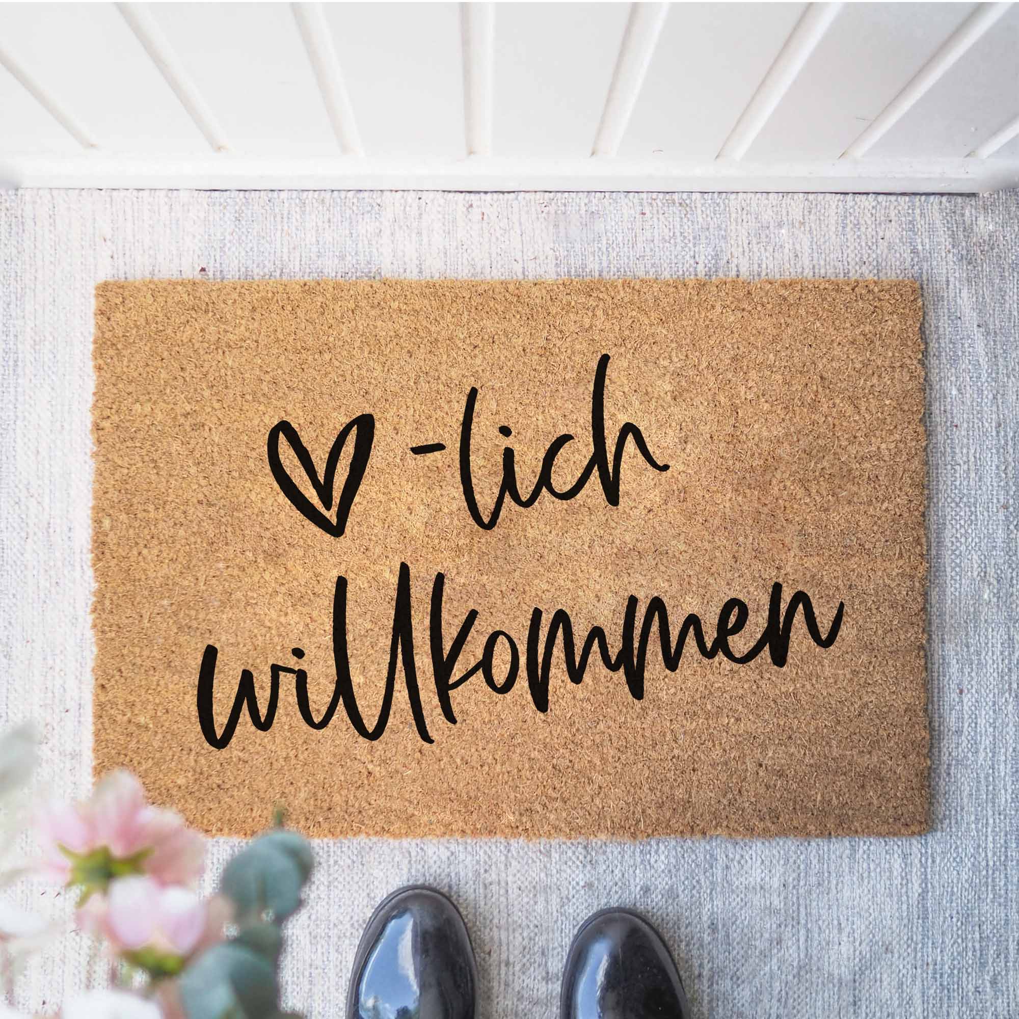 Kokos Fußmatte | HERZlich