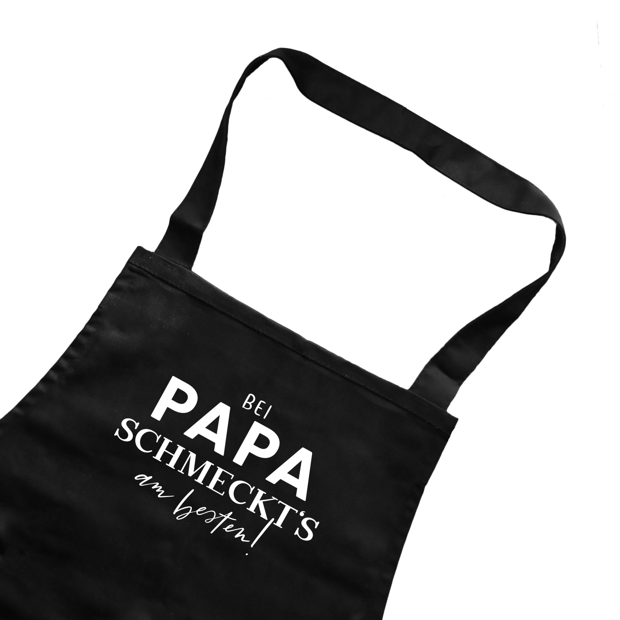 Küchenschürze SCHWARZ | Bei Papa
