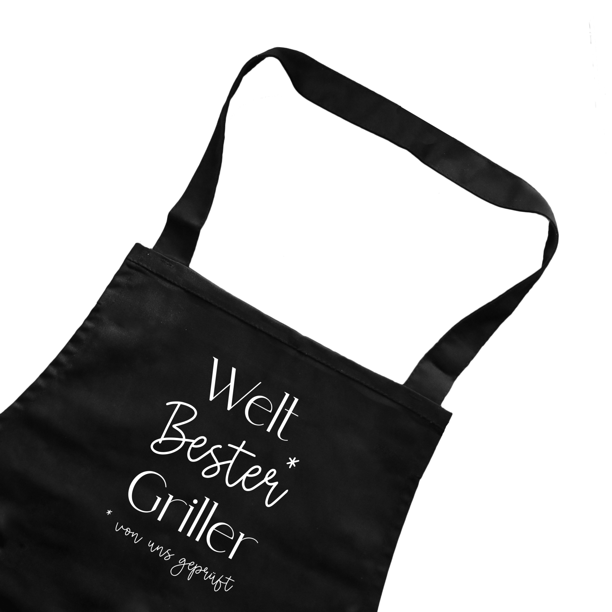 Küchenschürze SCHWARZ | Weltbester Griller