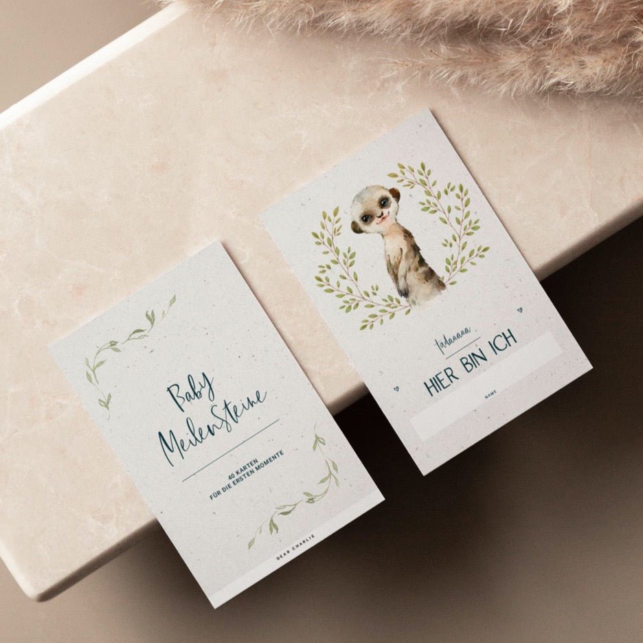 Meilensteinkarten finePaper Optik