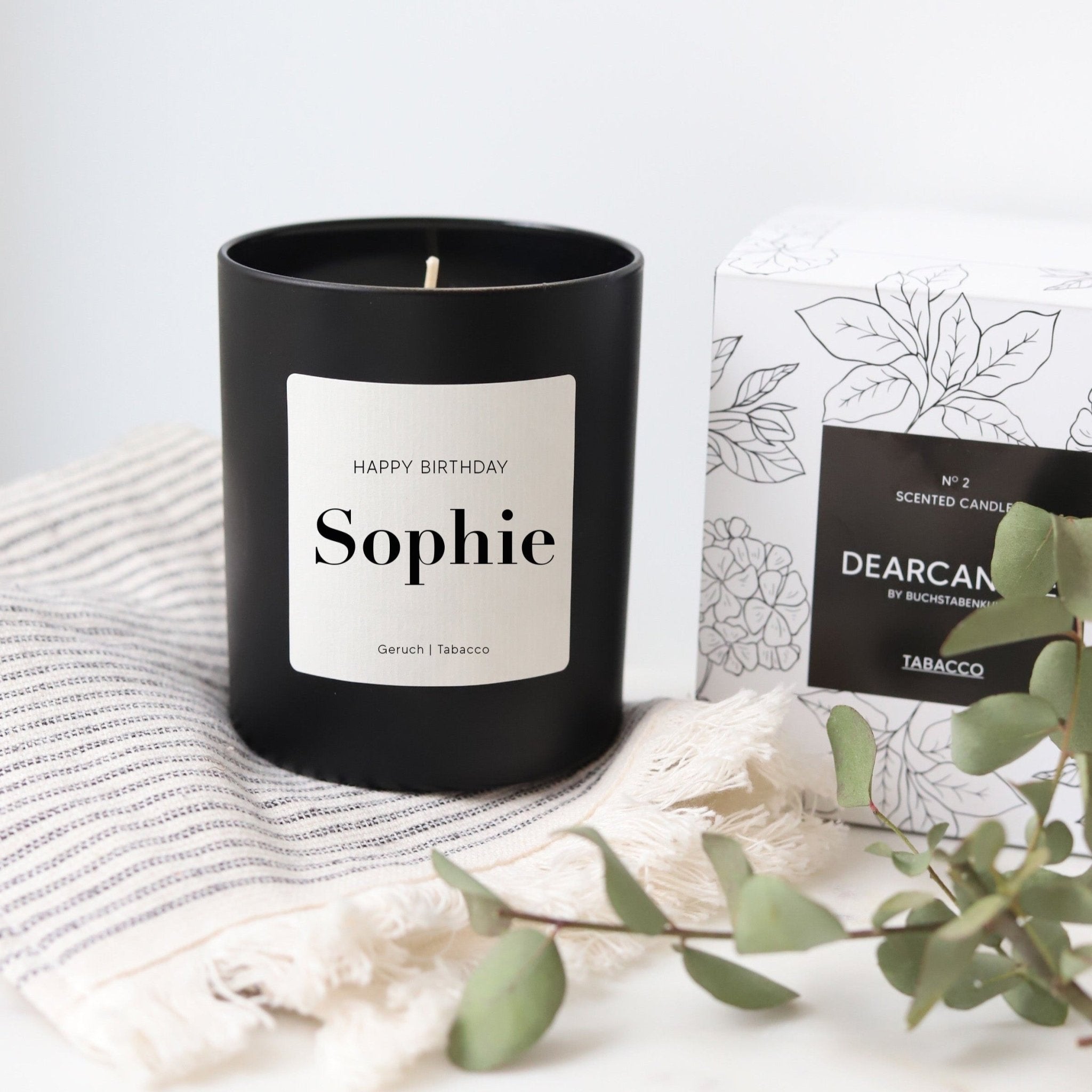 Personalisierte Duftkerze | Happy Birthday