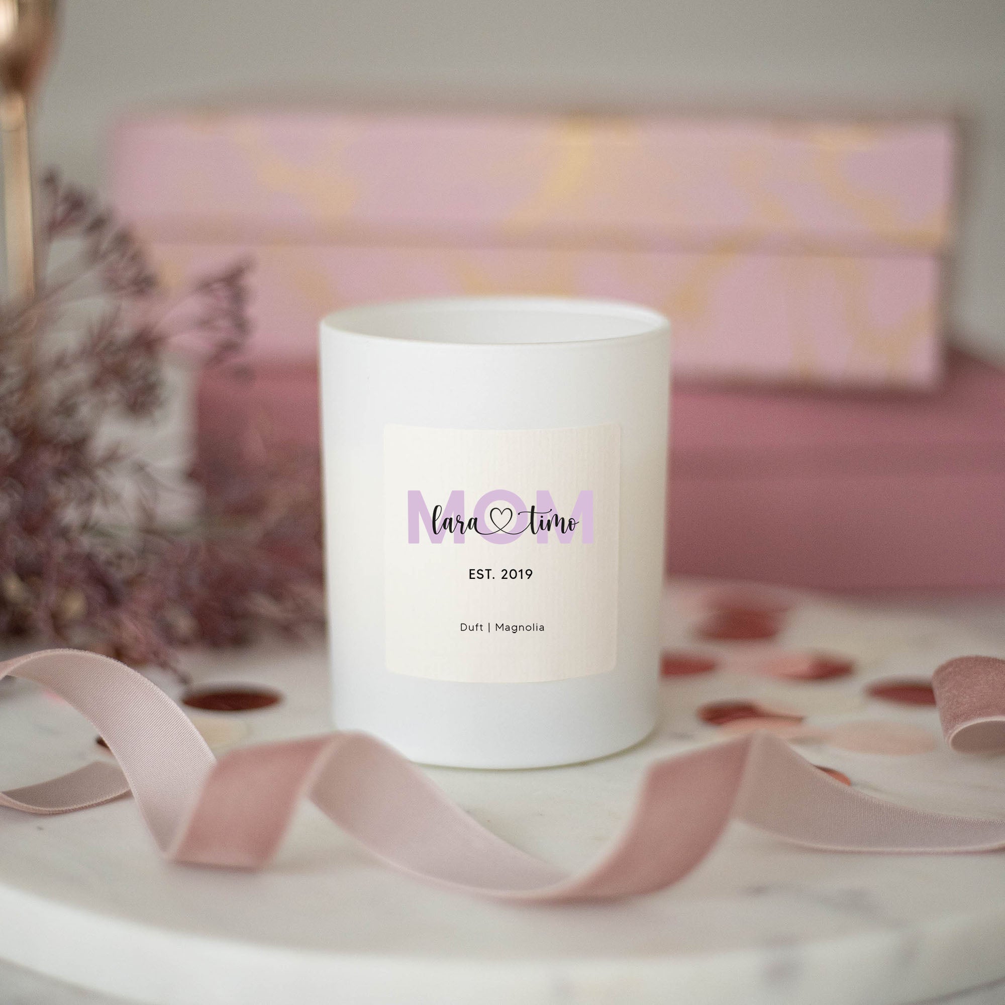 Personalisierte Duftkerze | MOM Namen