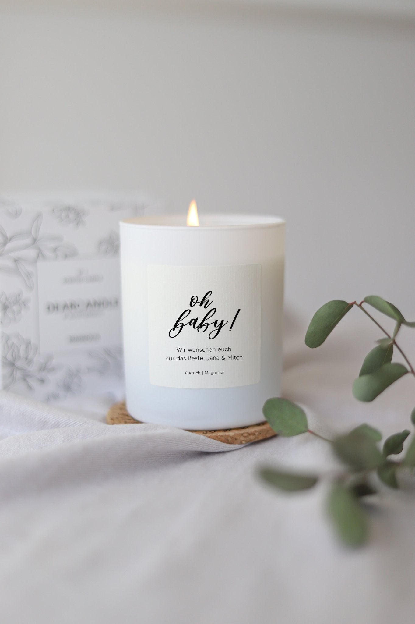 Personalisierte Duftkerze | Oh Baby