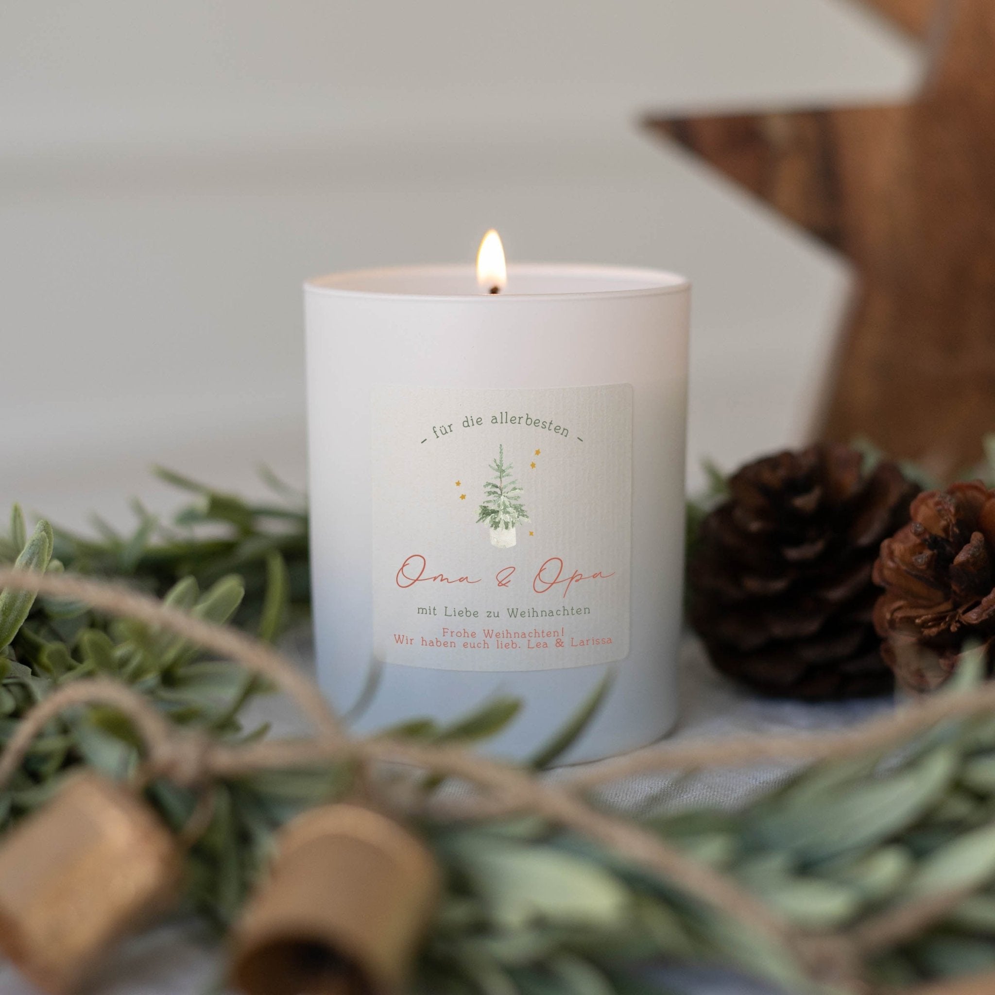 Personalisierte Duftkerze | Tannenbaum