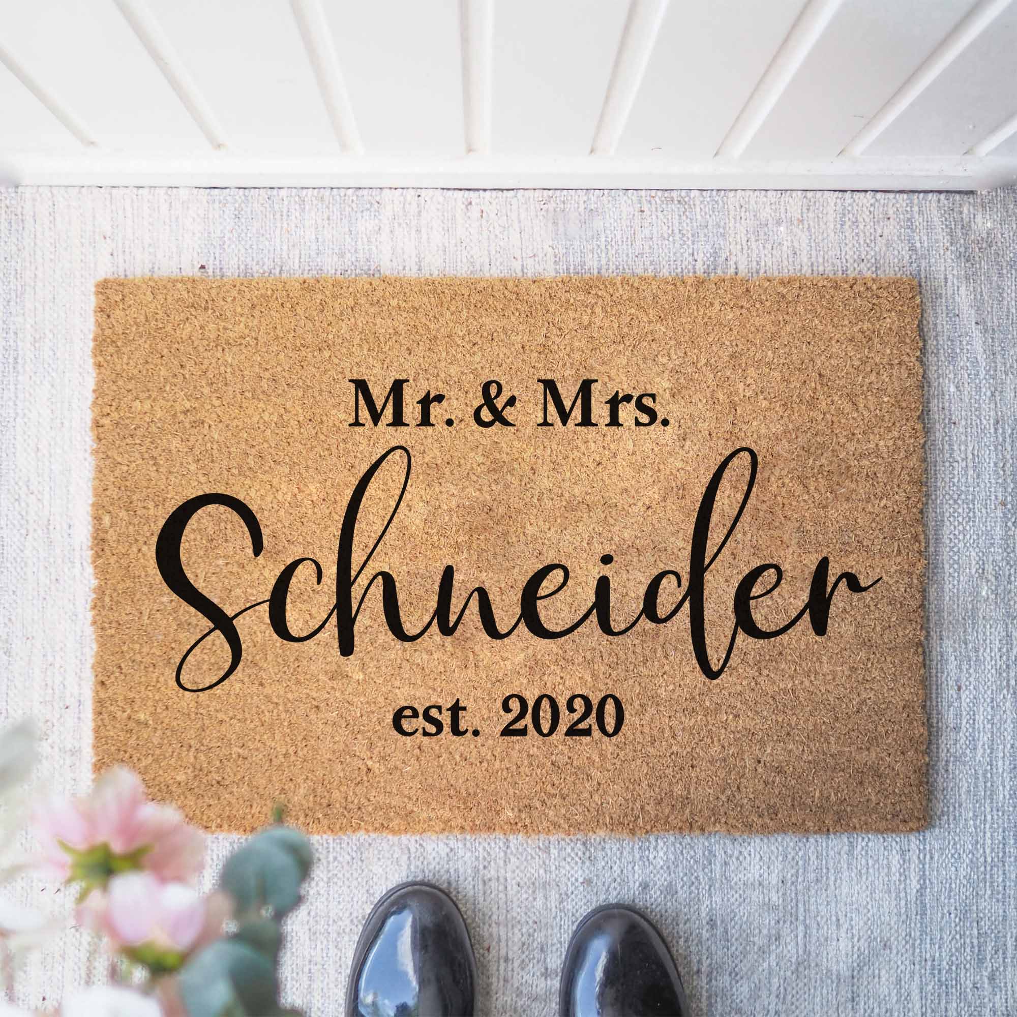 Personalisierte Kokos Fußmatte | Established