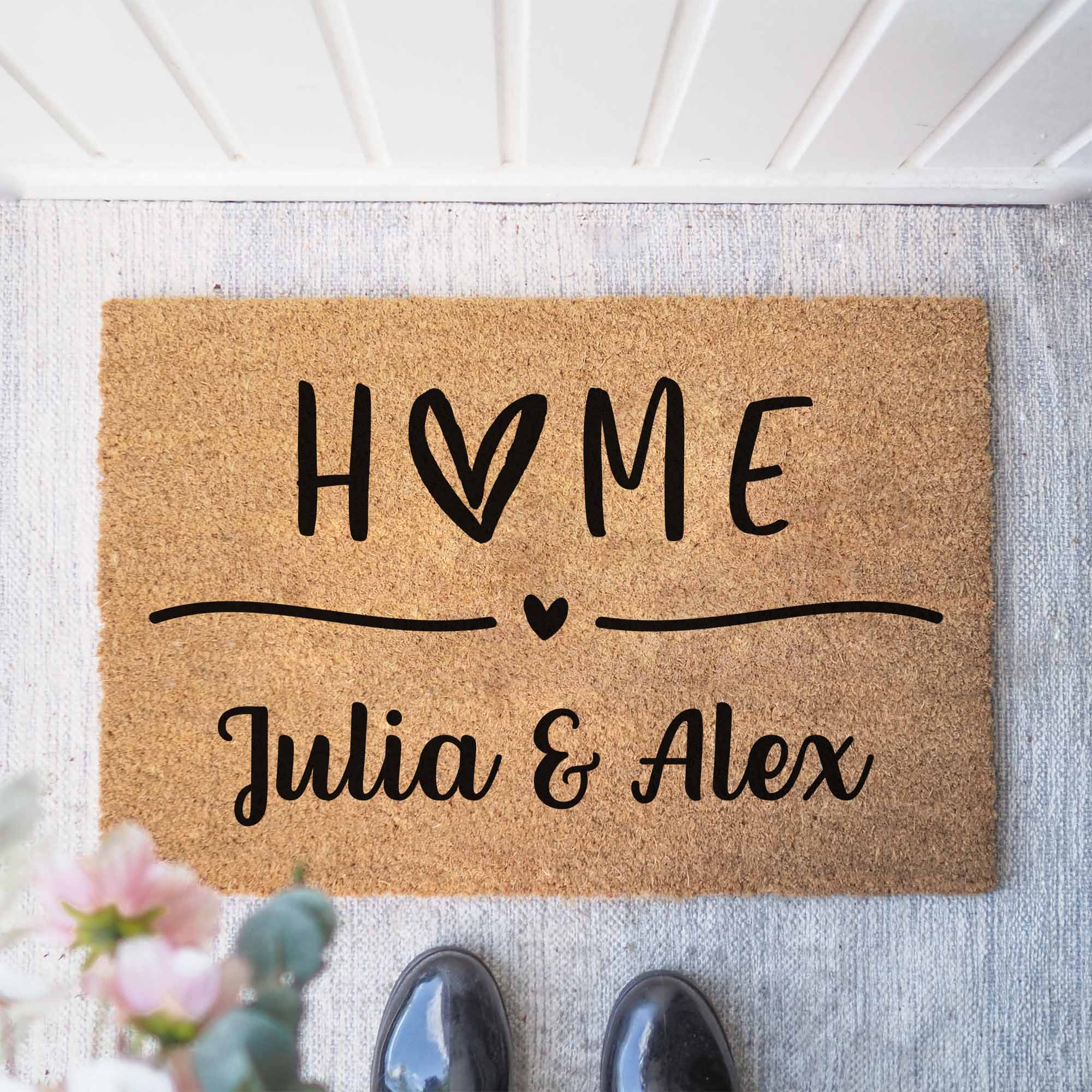 Personalisierte Kokos Fußmatte | Home