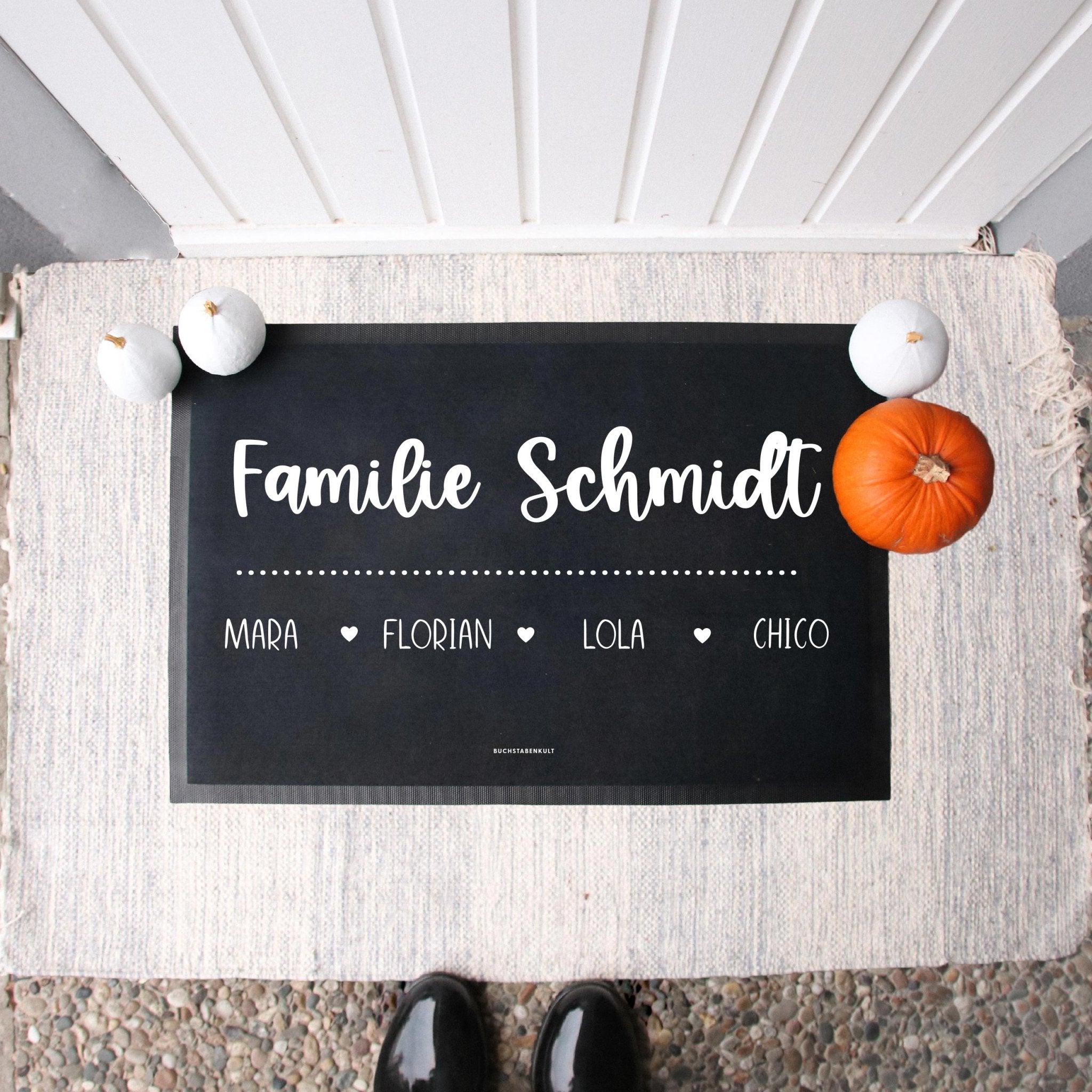 Personalisierte Stoff Fußmatte | Alle Namen