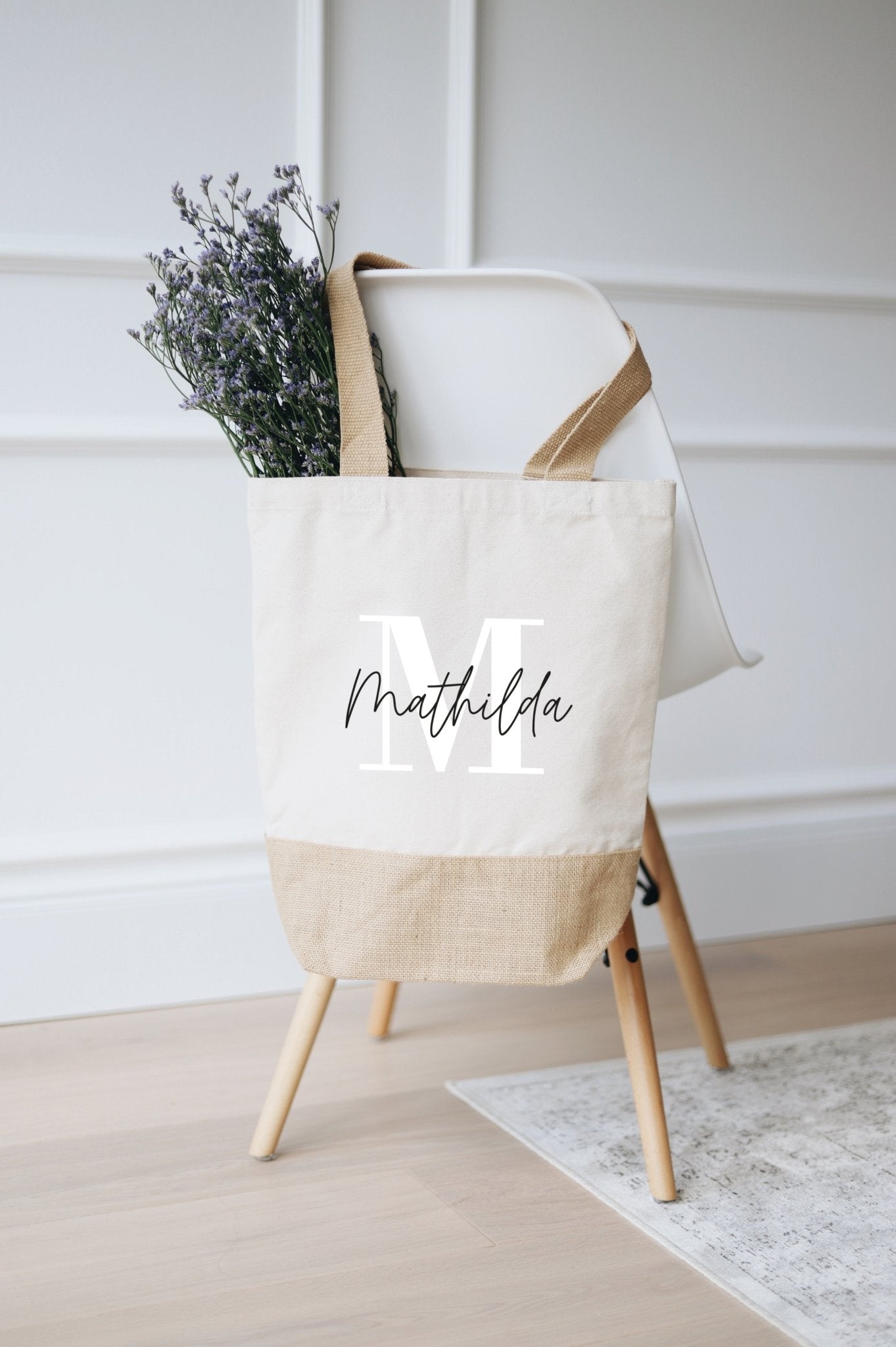 Personalisierte Tragetasche | Initial Name