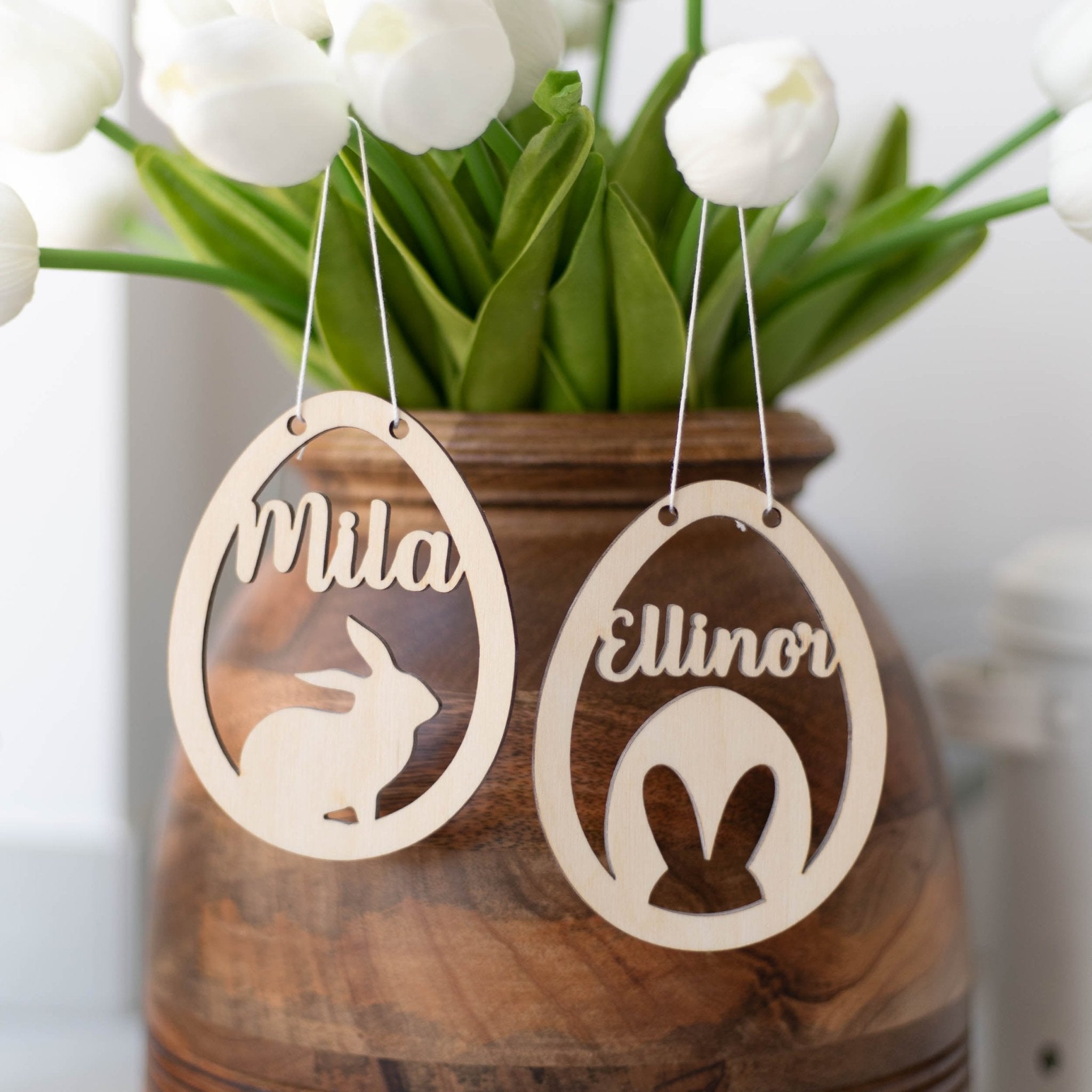 Personalisierter Anhänger Osterhase