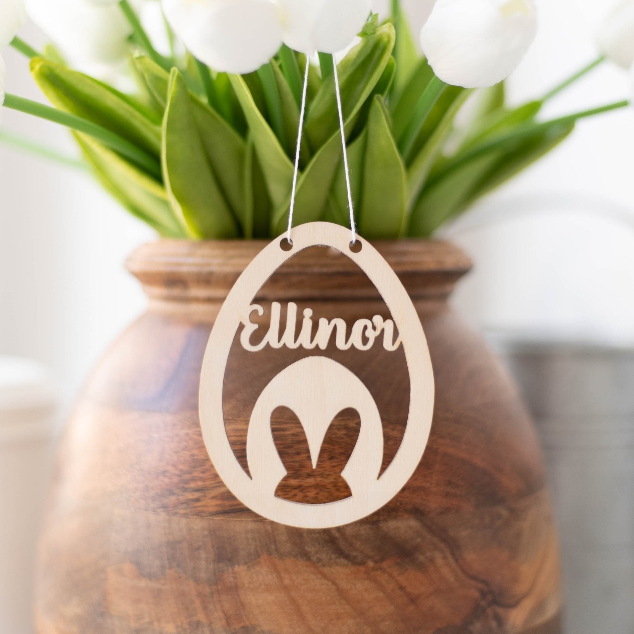 Personalisierter Anhänger Osterhase