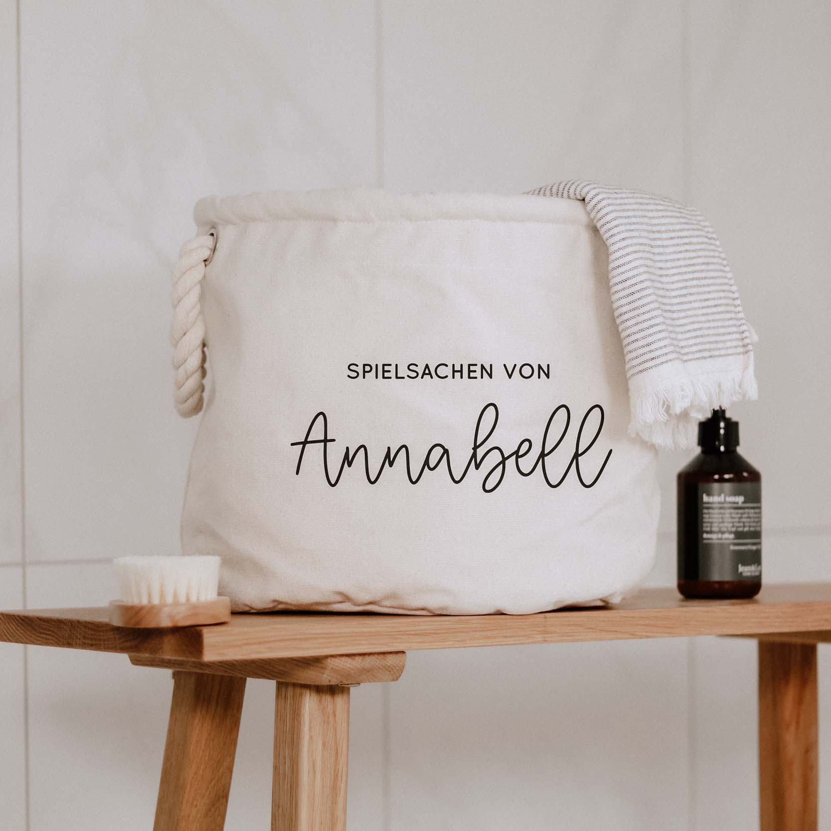 Personalisierter Aufbewahrungskorb | Spielsachen von