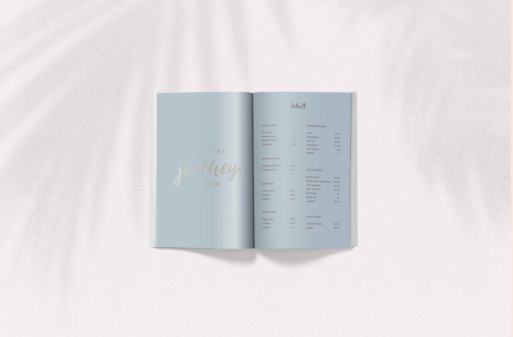 Buchstabenkult Travel Planner