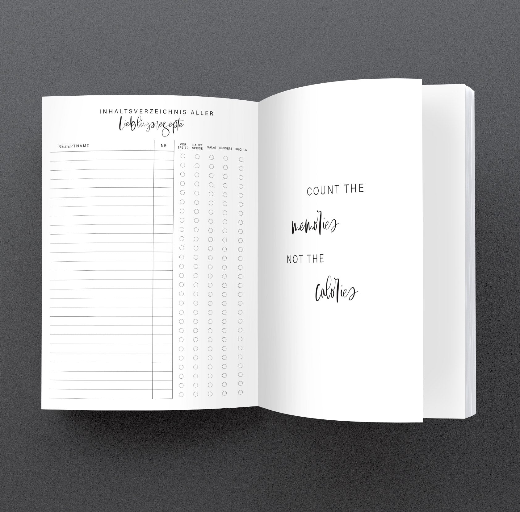 Rezeptbuch "Kitchen Stories" - Black