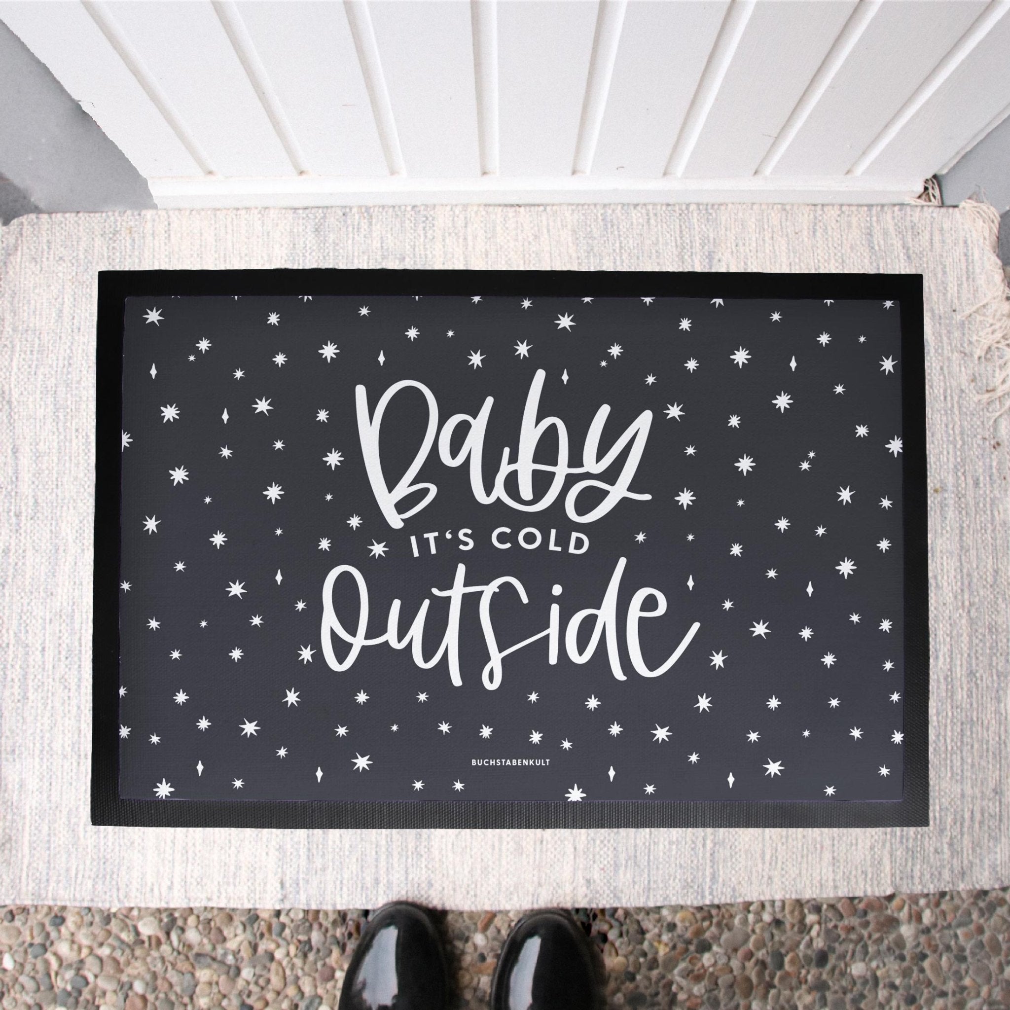 Stoff Fußmatte | Cold Outside