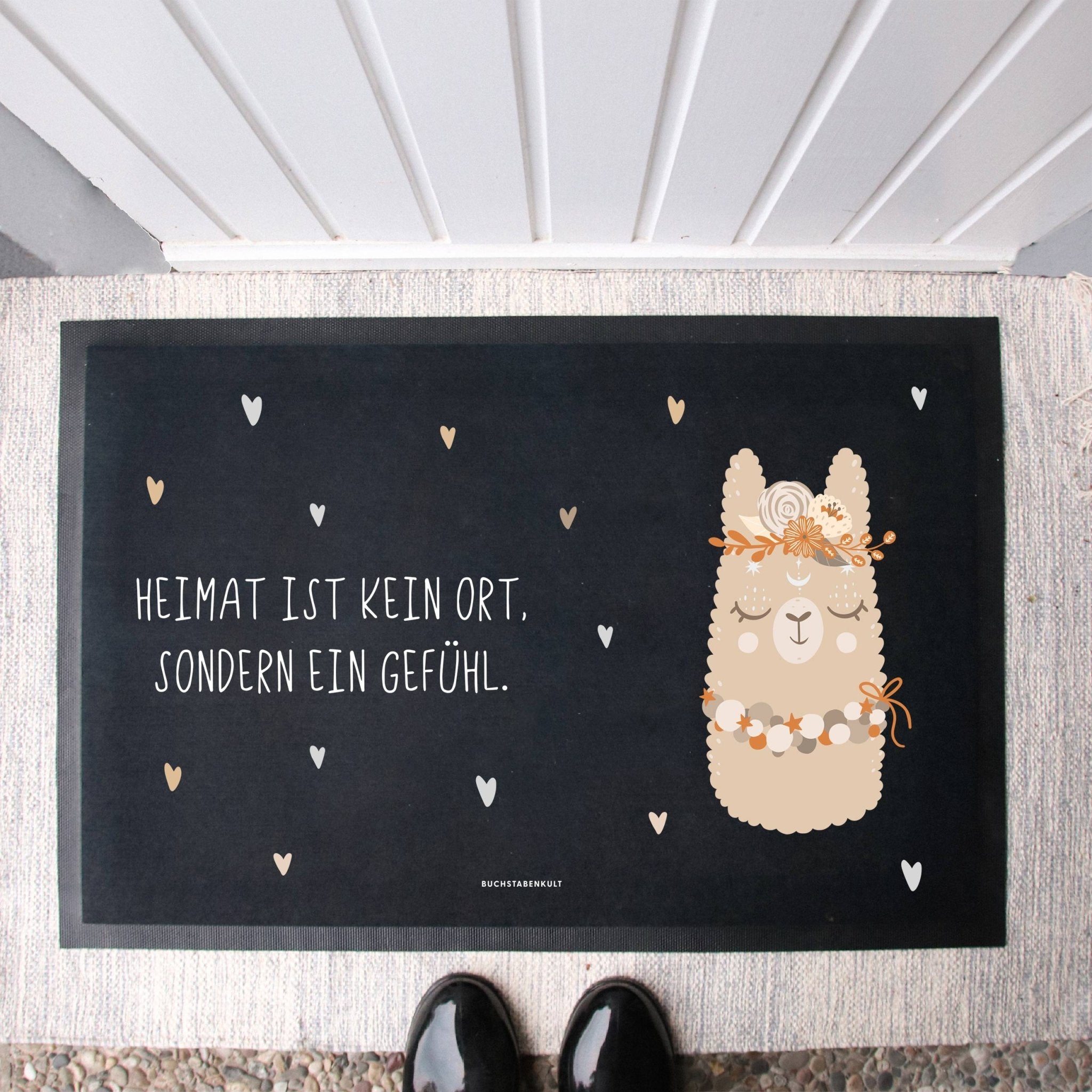 Stoff Fußmatte | Heimat