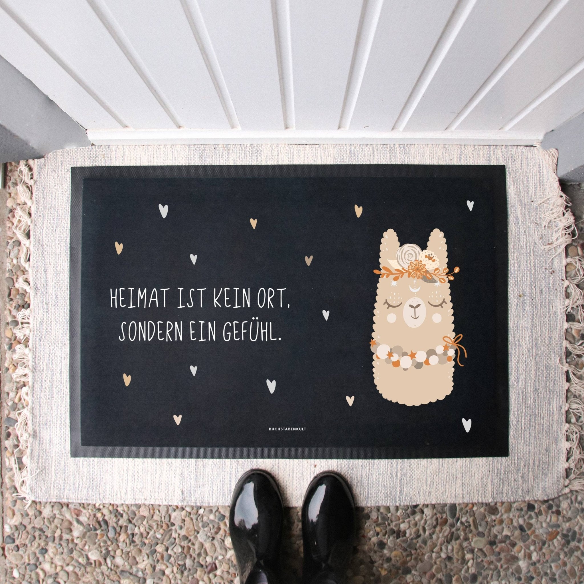 Stoff Fußmatte | Heimat