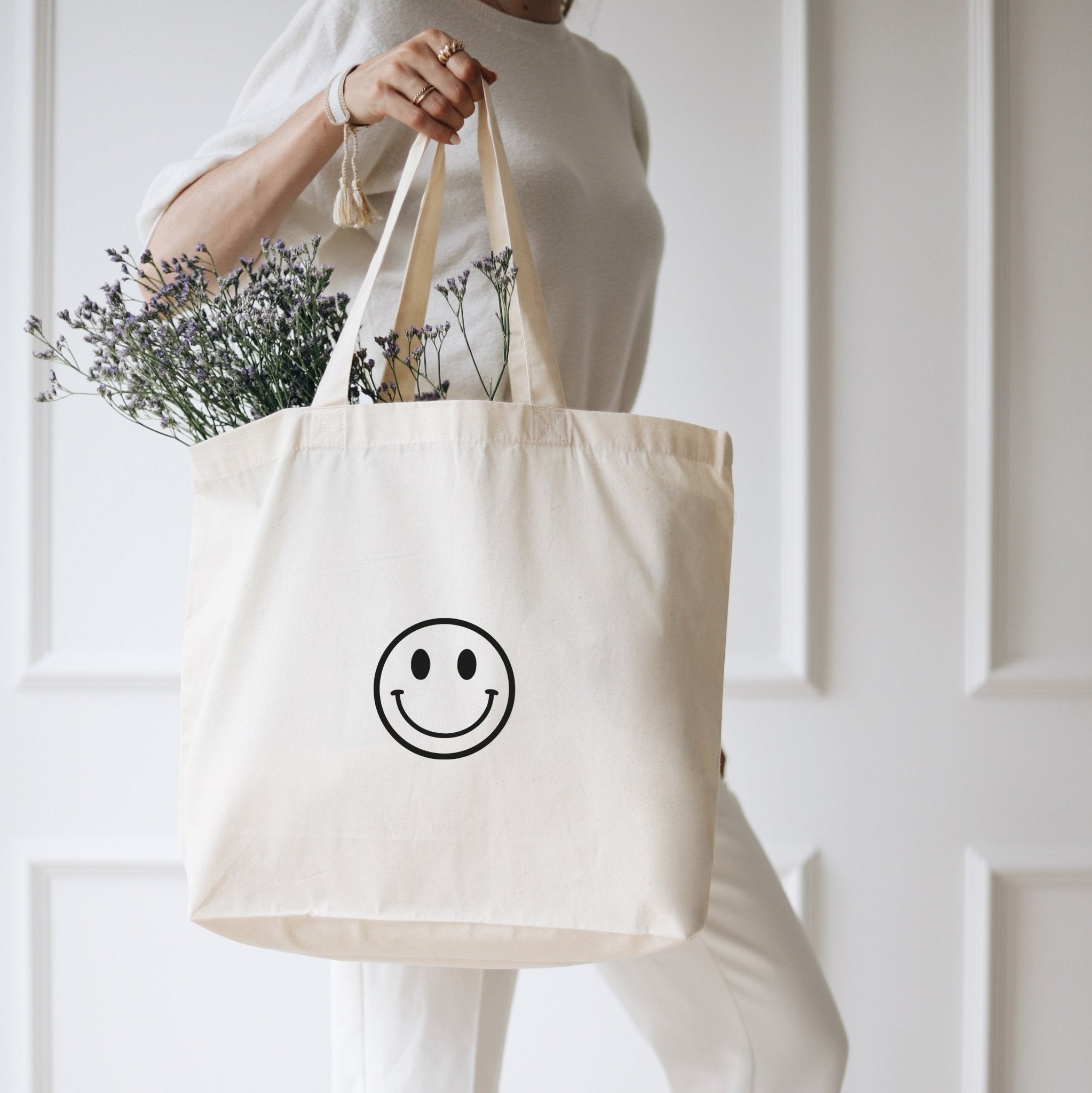Stofftasche NATUR | Smiley