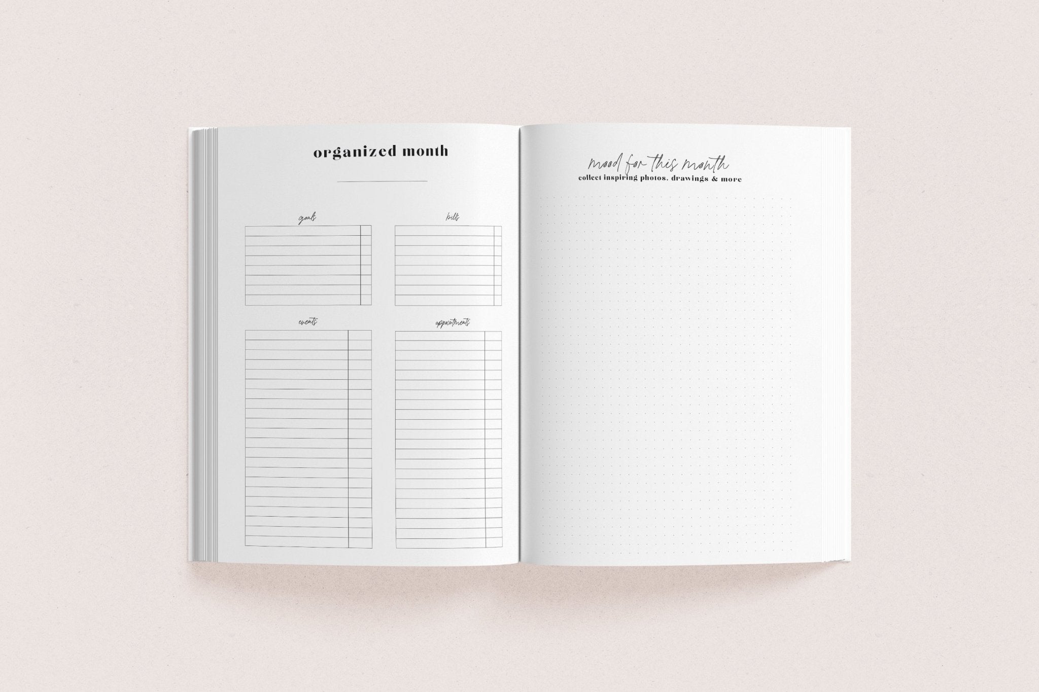 Weekly Planner Undated "Girls"