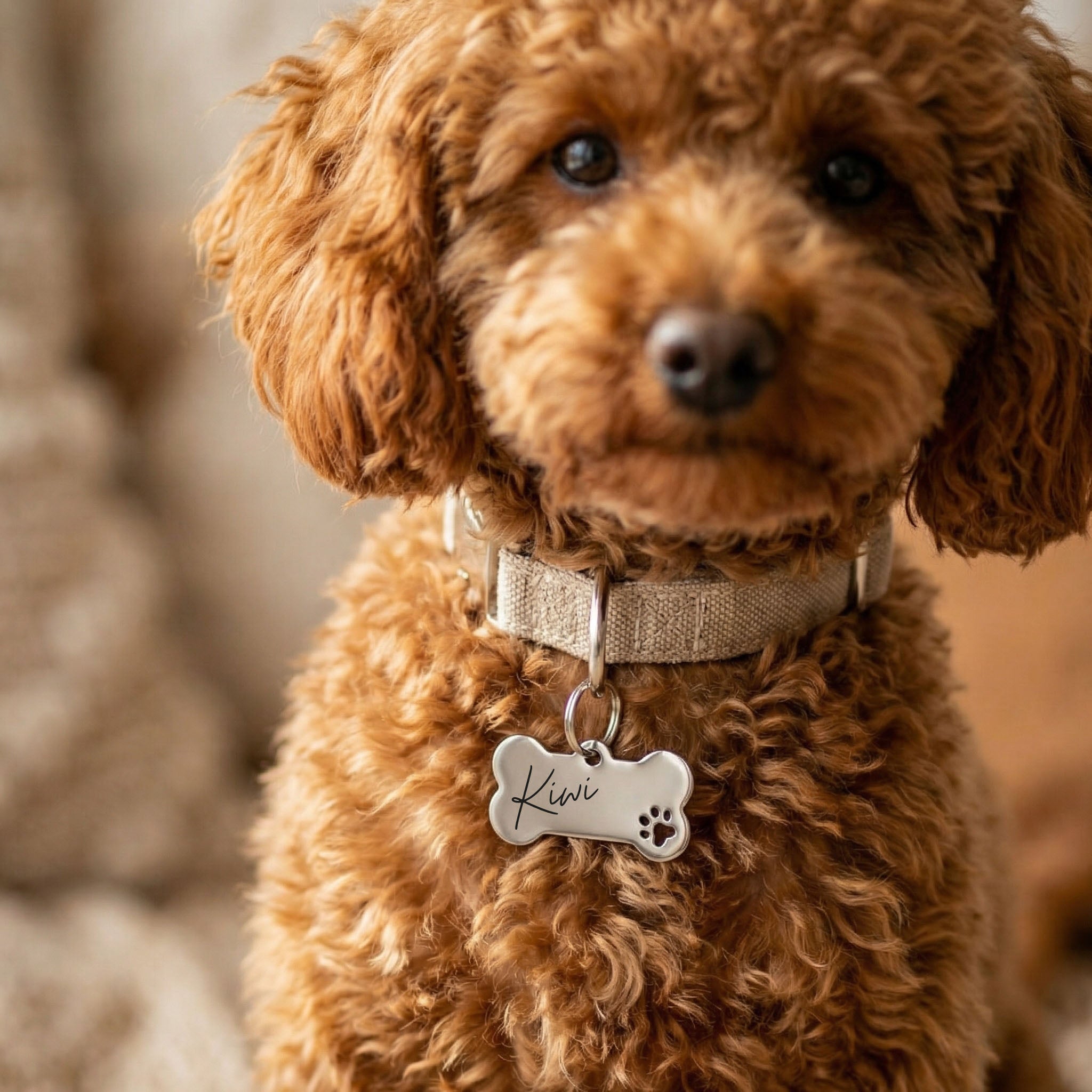 Personalisierte Hundemarke Gravur |  Name