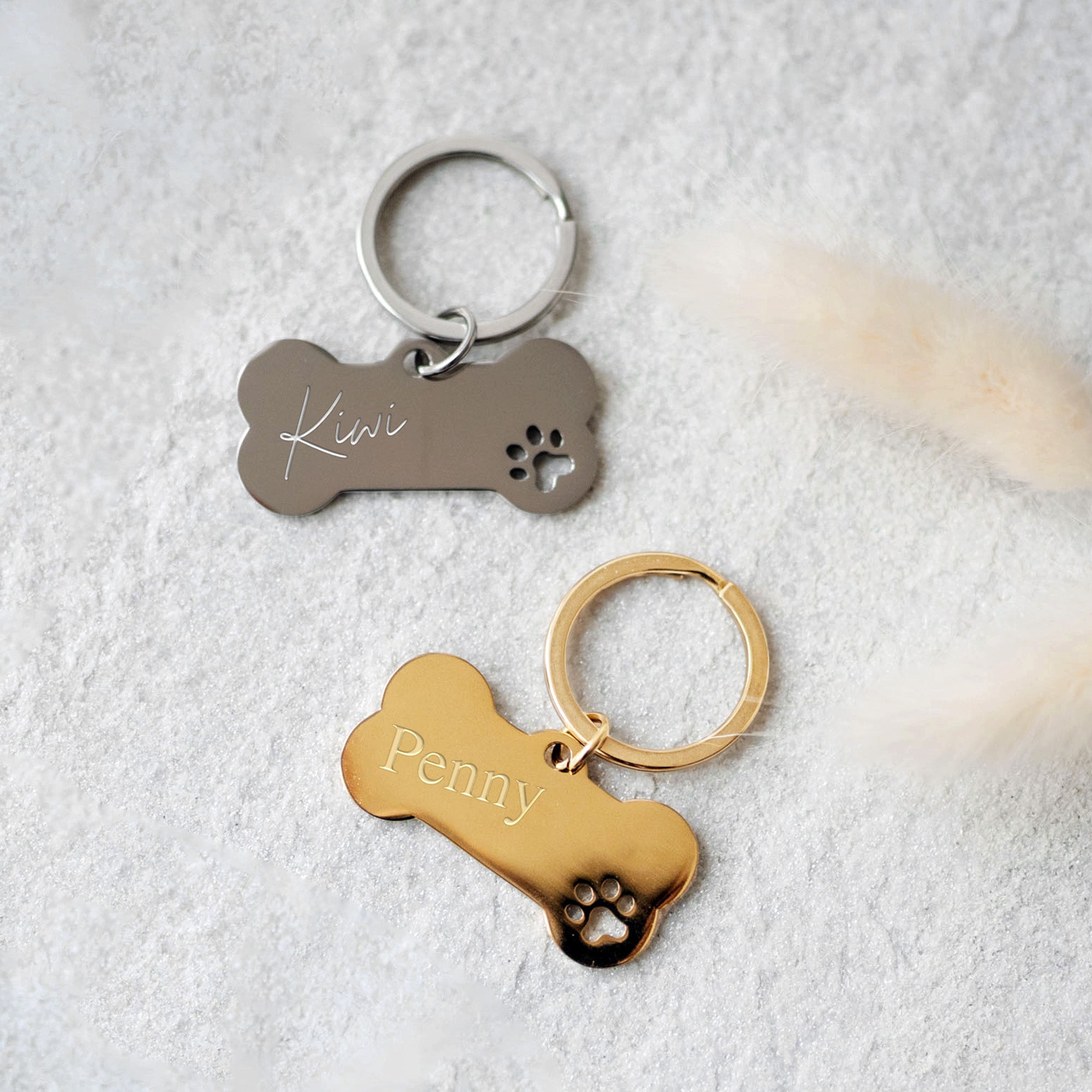 Personalisierte Hundemarke Gravur |  Name