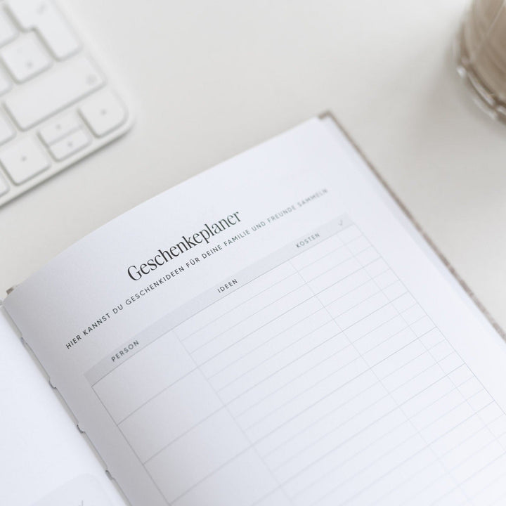 Wochenkalender 2024 | Grey Leinen