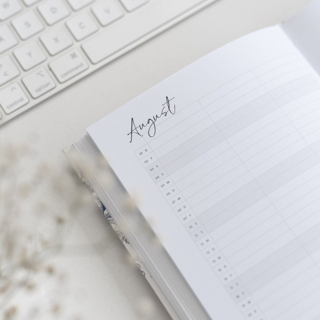 Wochenkalender 2024 | Grey Leinen