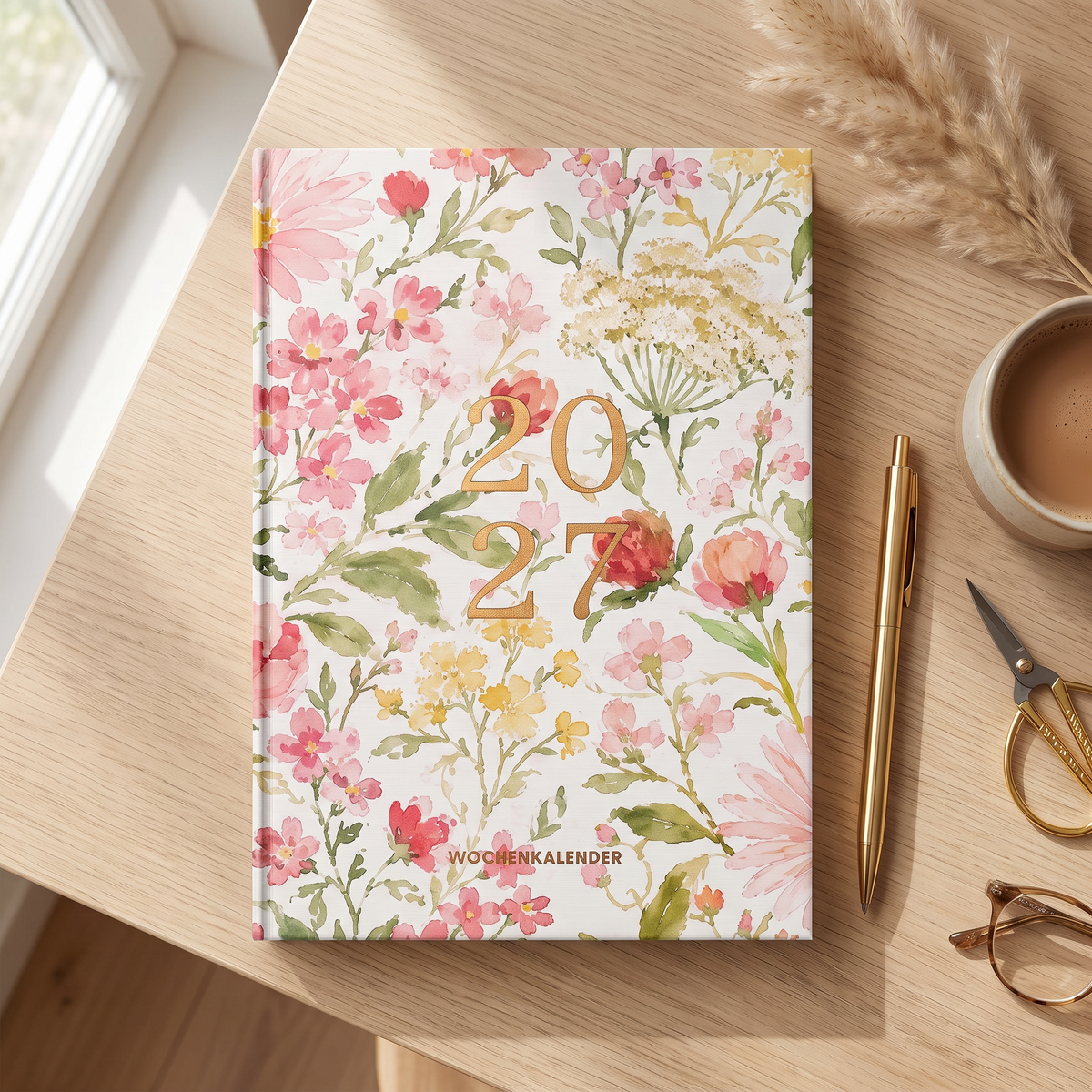 Wochenkalender 2027 | Flower Garden