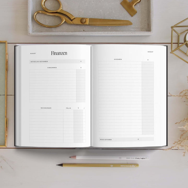 Wochen Schülerkalender 2023/2024 A5 | Grey Linen