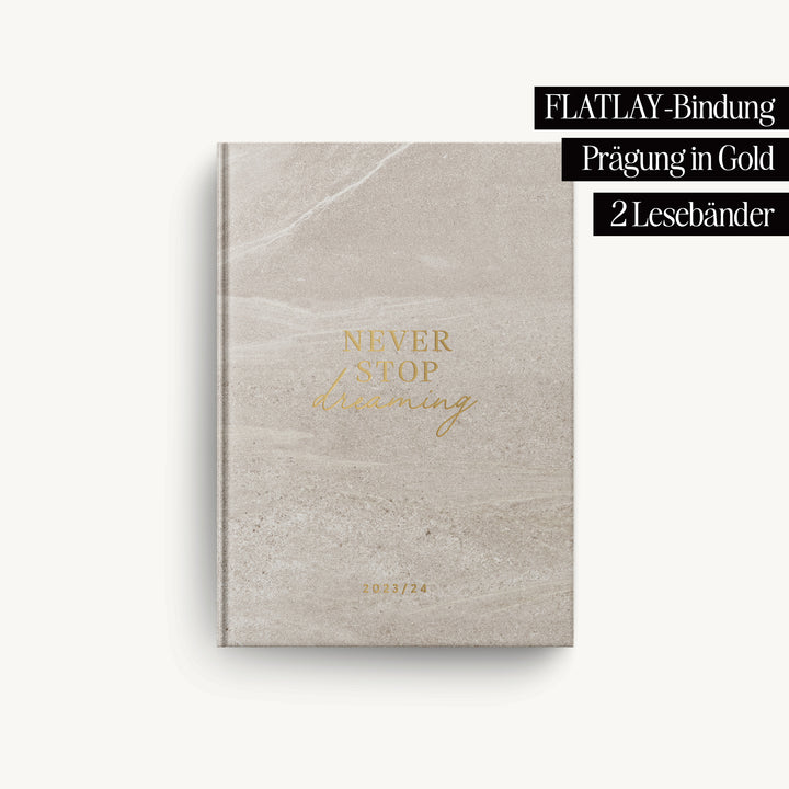 Wochen Schülerkalender 2023/2024 A5 | Golden Sand