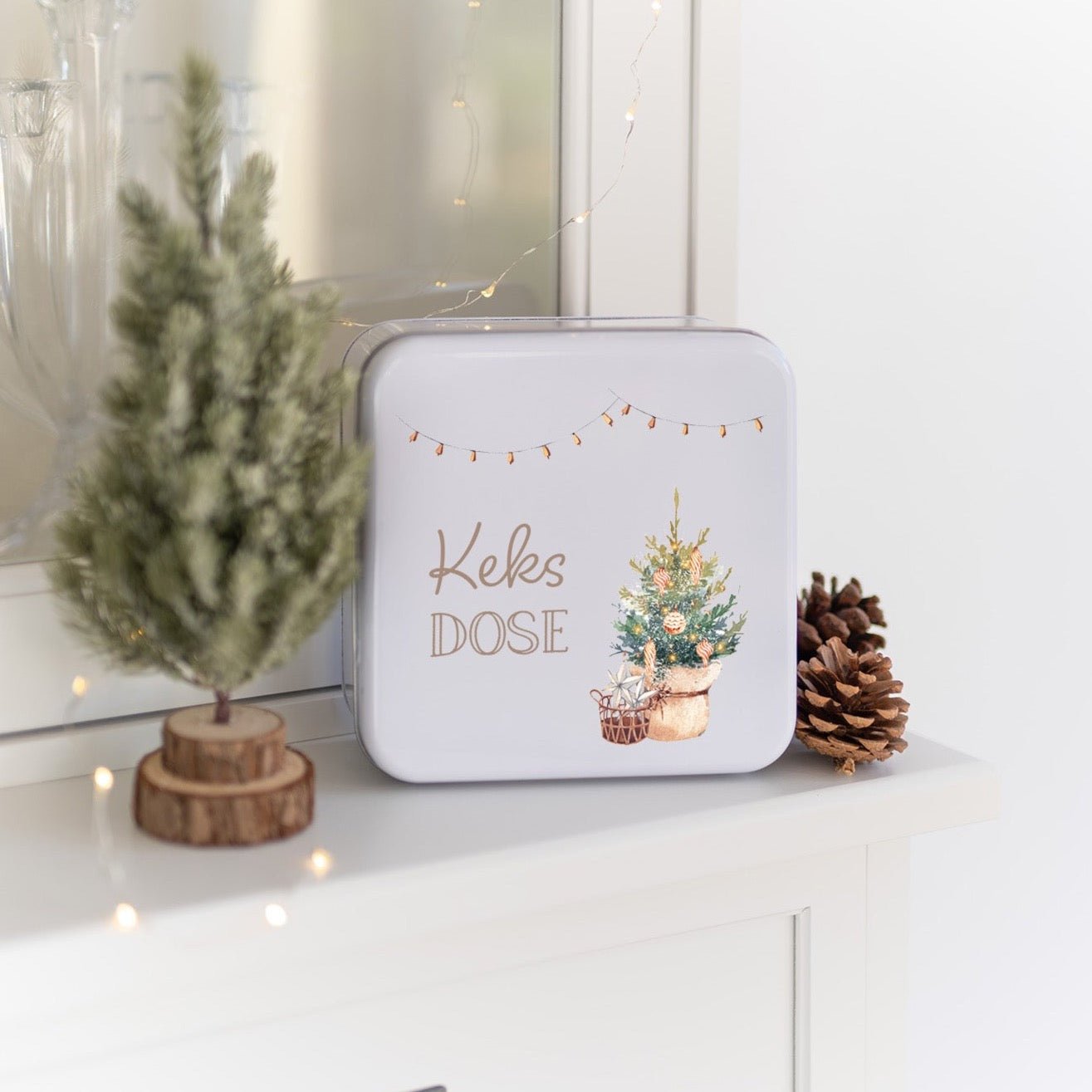 Keksdose Quadrat | Weihnachten