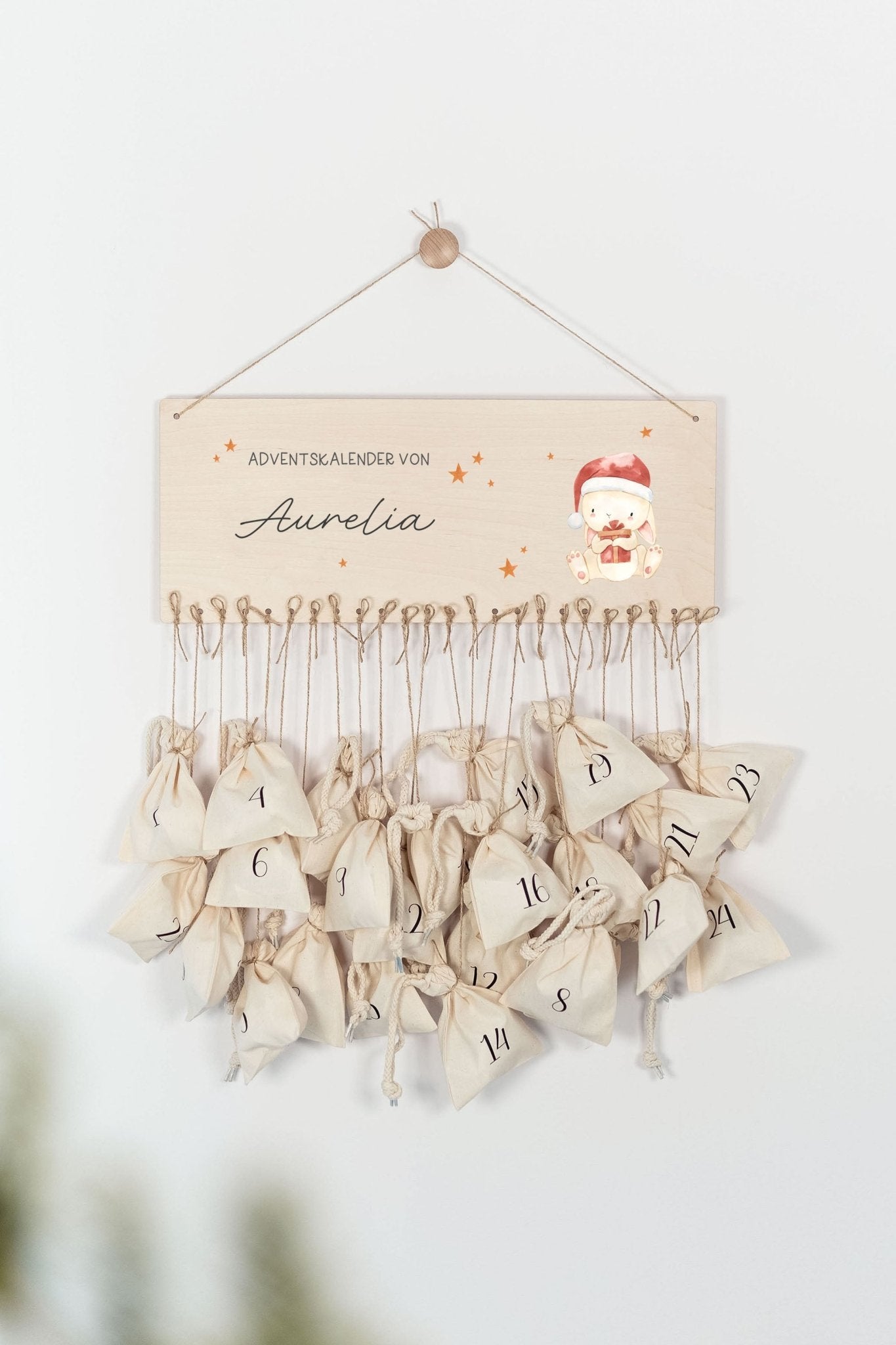 Personalisierter Adventskalender | Hase