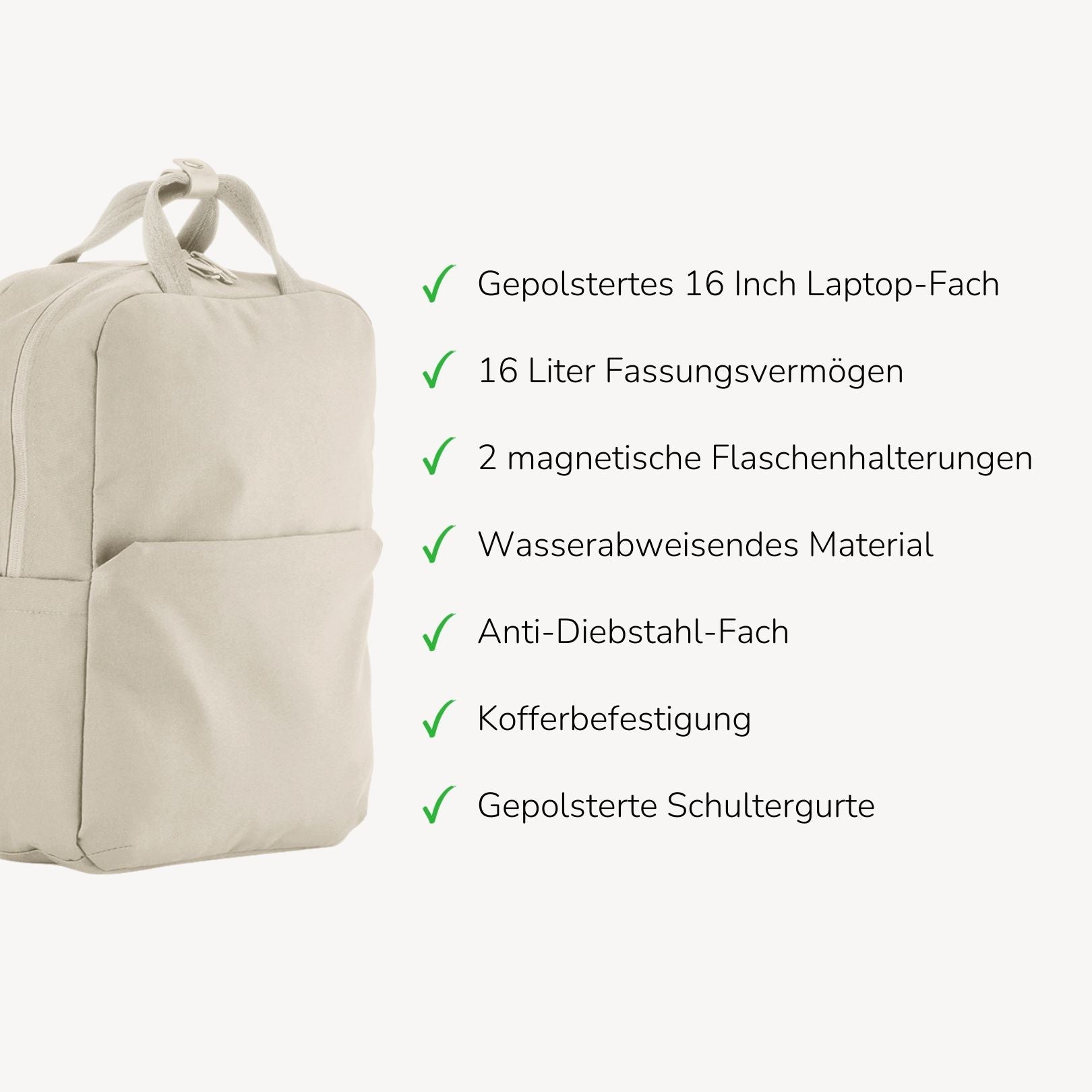 Rucksack | Cream