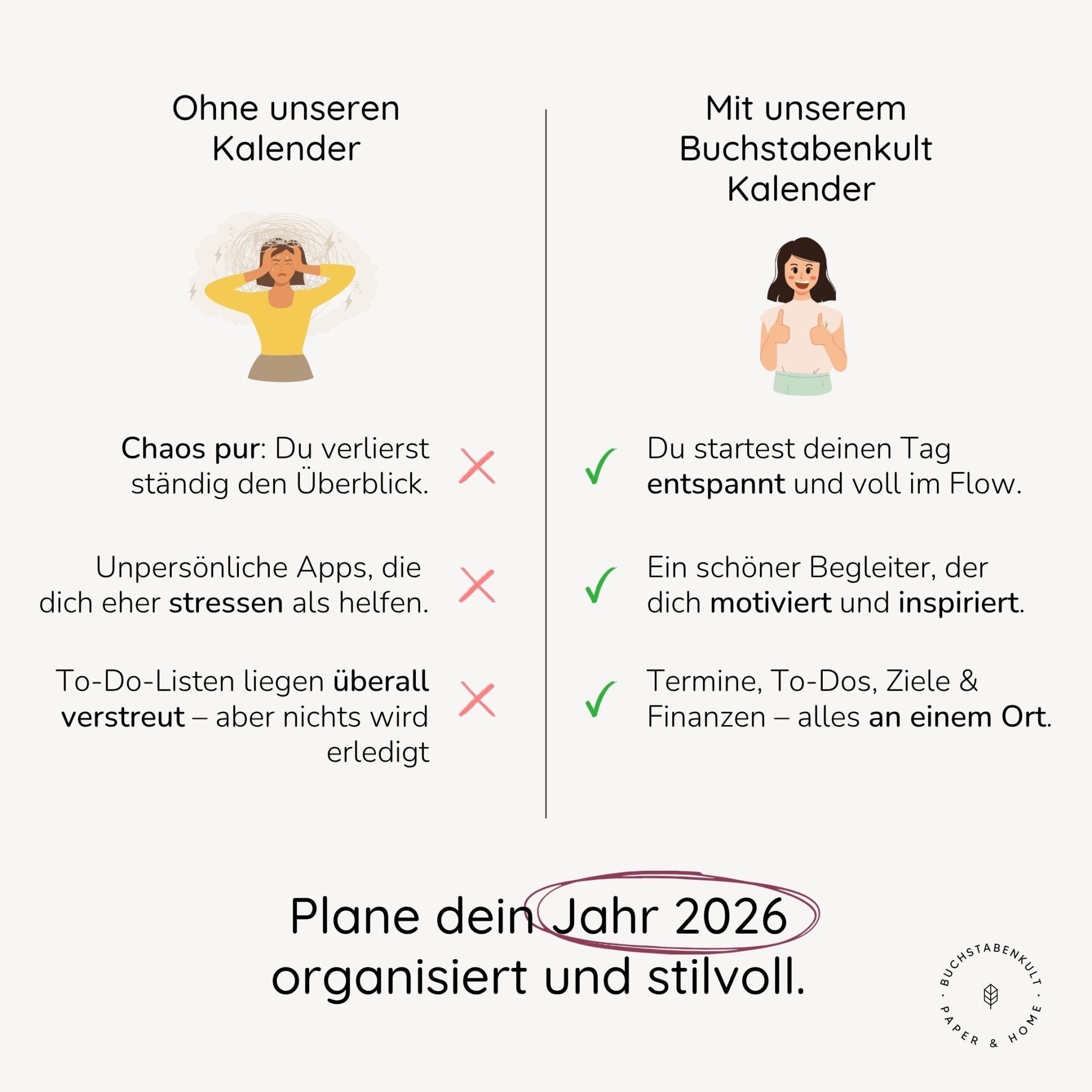 Wochenkalender 2026 | Citrus Garden