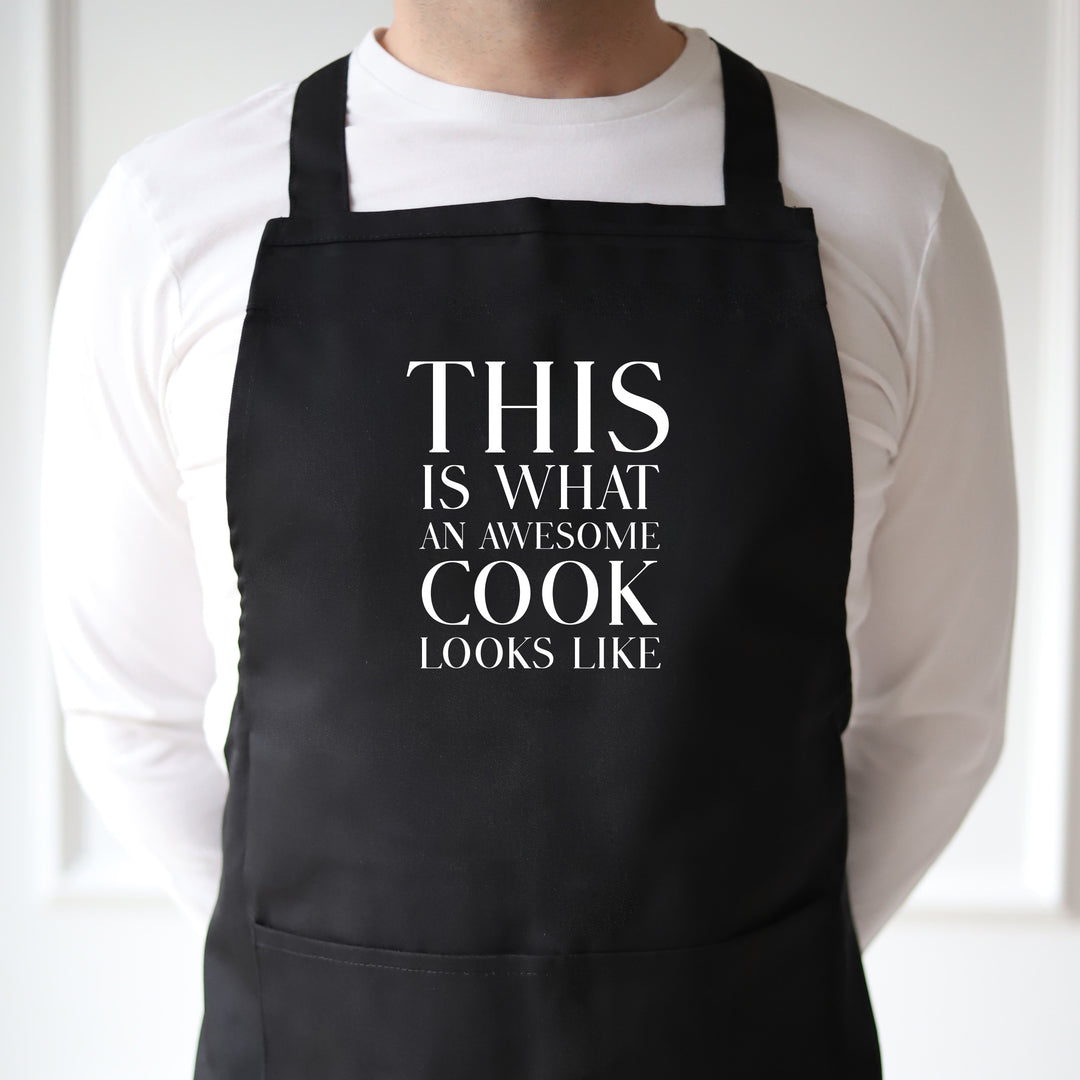 Küchenschürze SCHWARZ | Awesome Cook