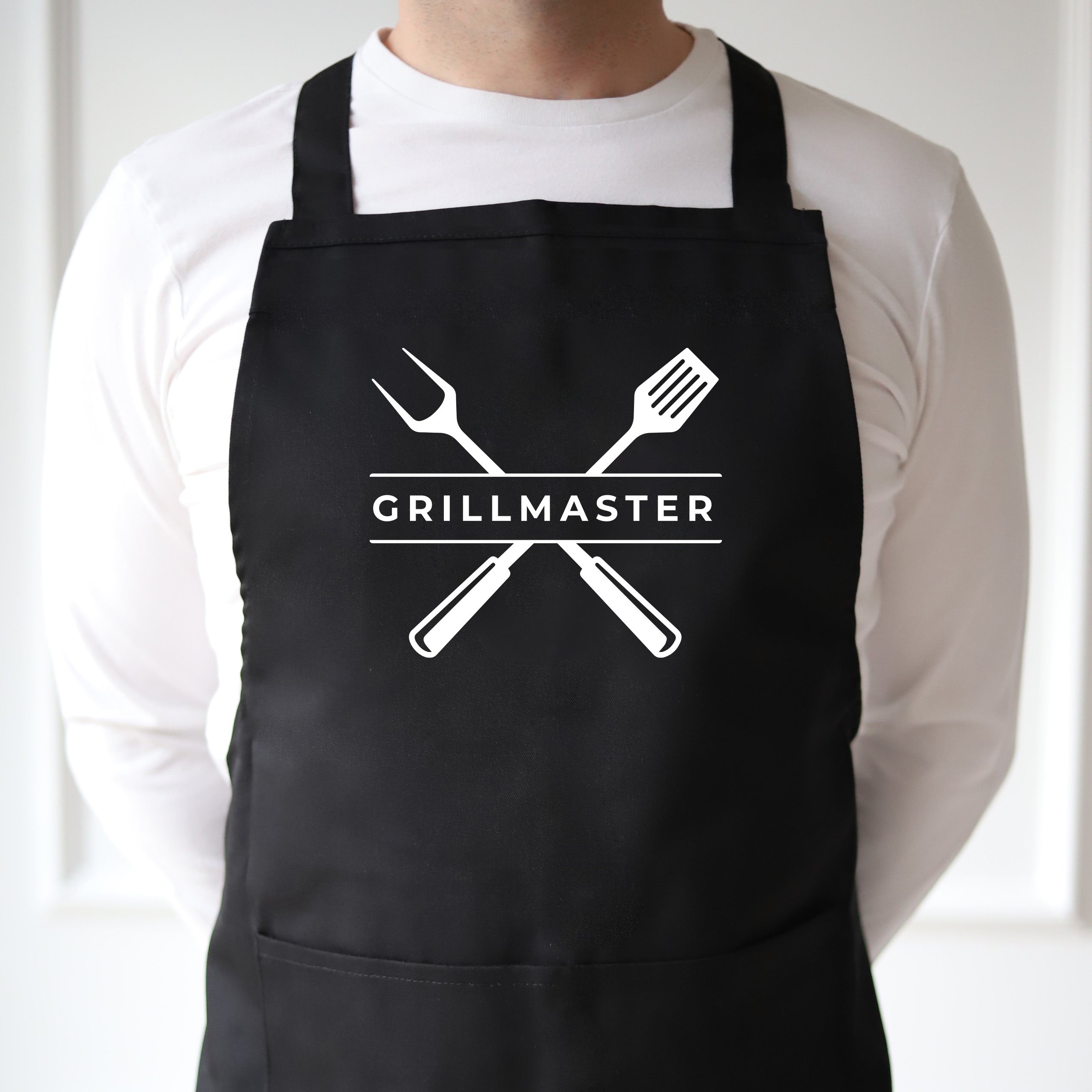 Küchenschürze SCHWARZ | Grillmaster