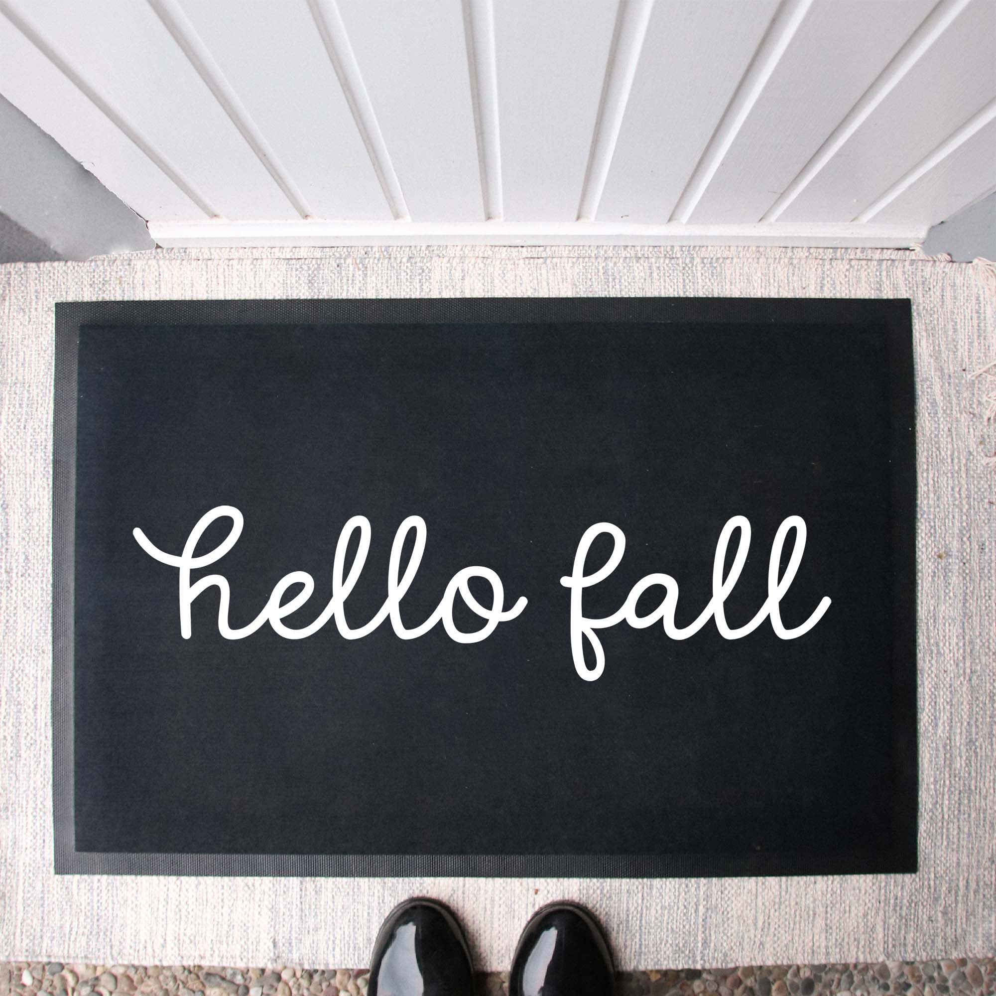 Stoff Fußmatte | Hello Fall