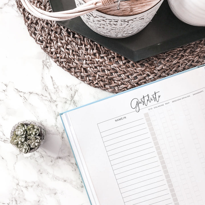 Wedding Planner - Golden White
