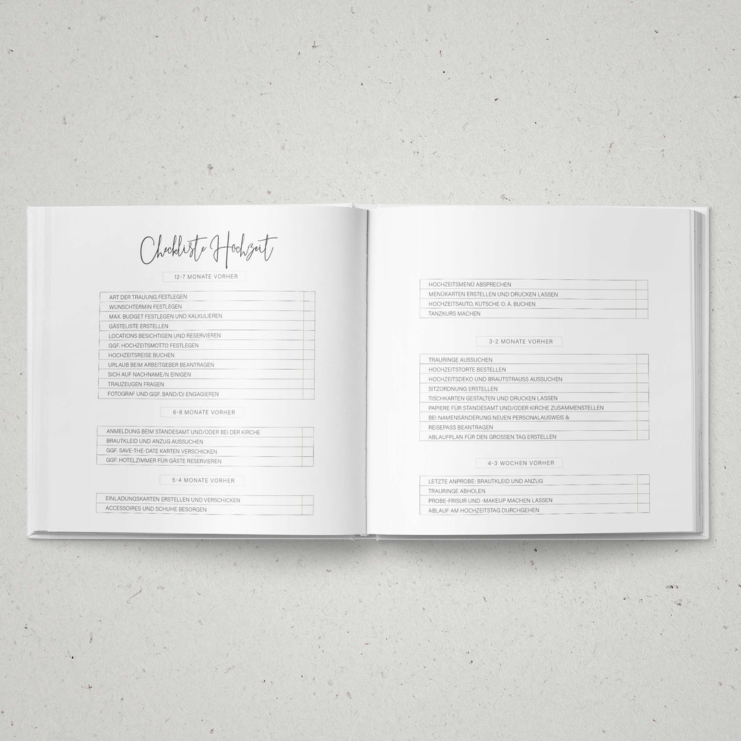 Wedding Planner - Golden White
