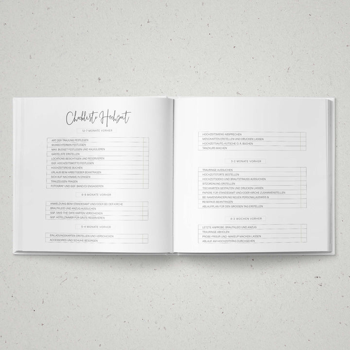 Wedding Planner - Golden White