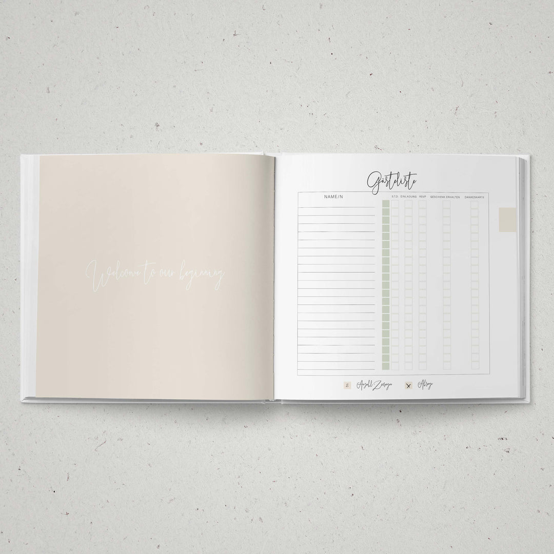 Wedding Planner - Golden White