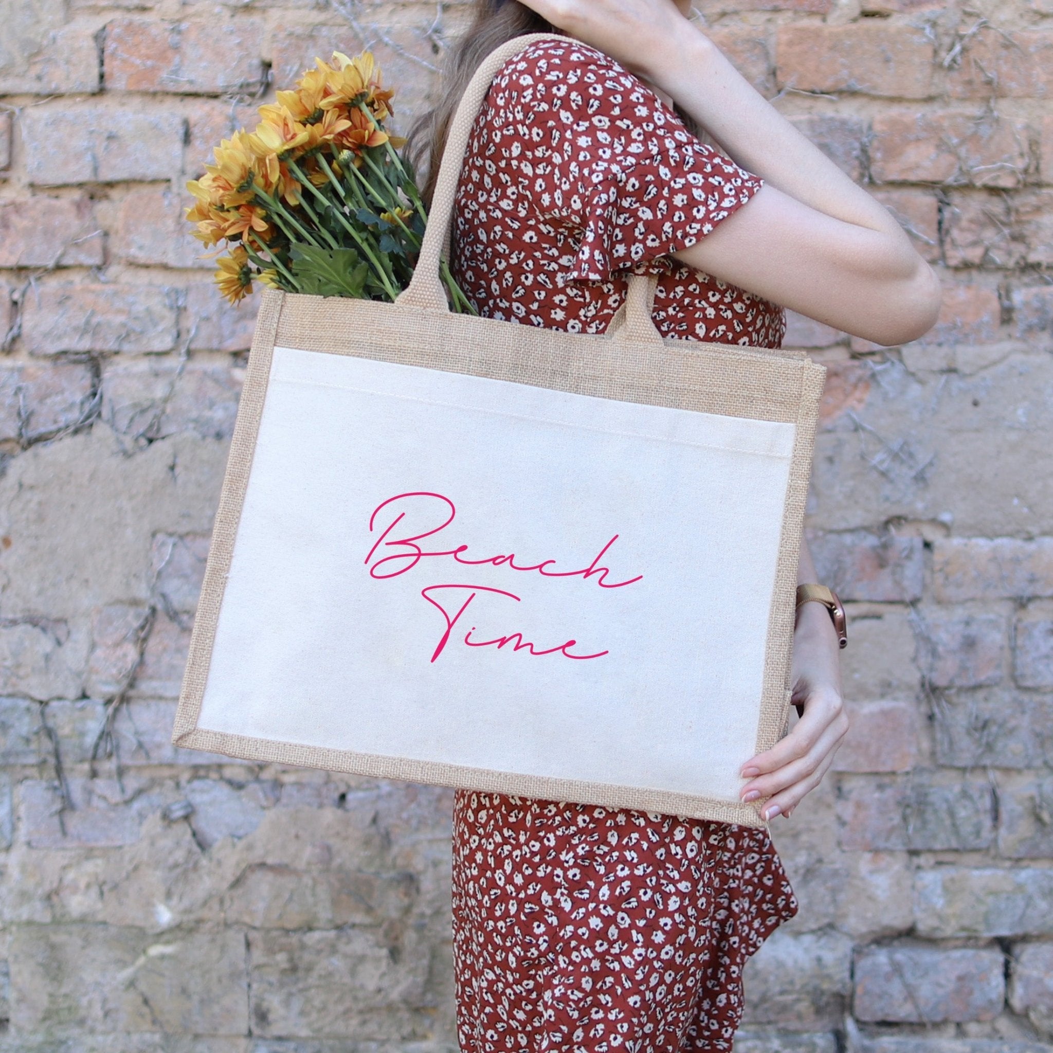 Jutetasche | Beach Time