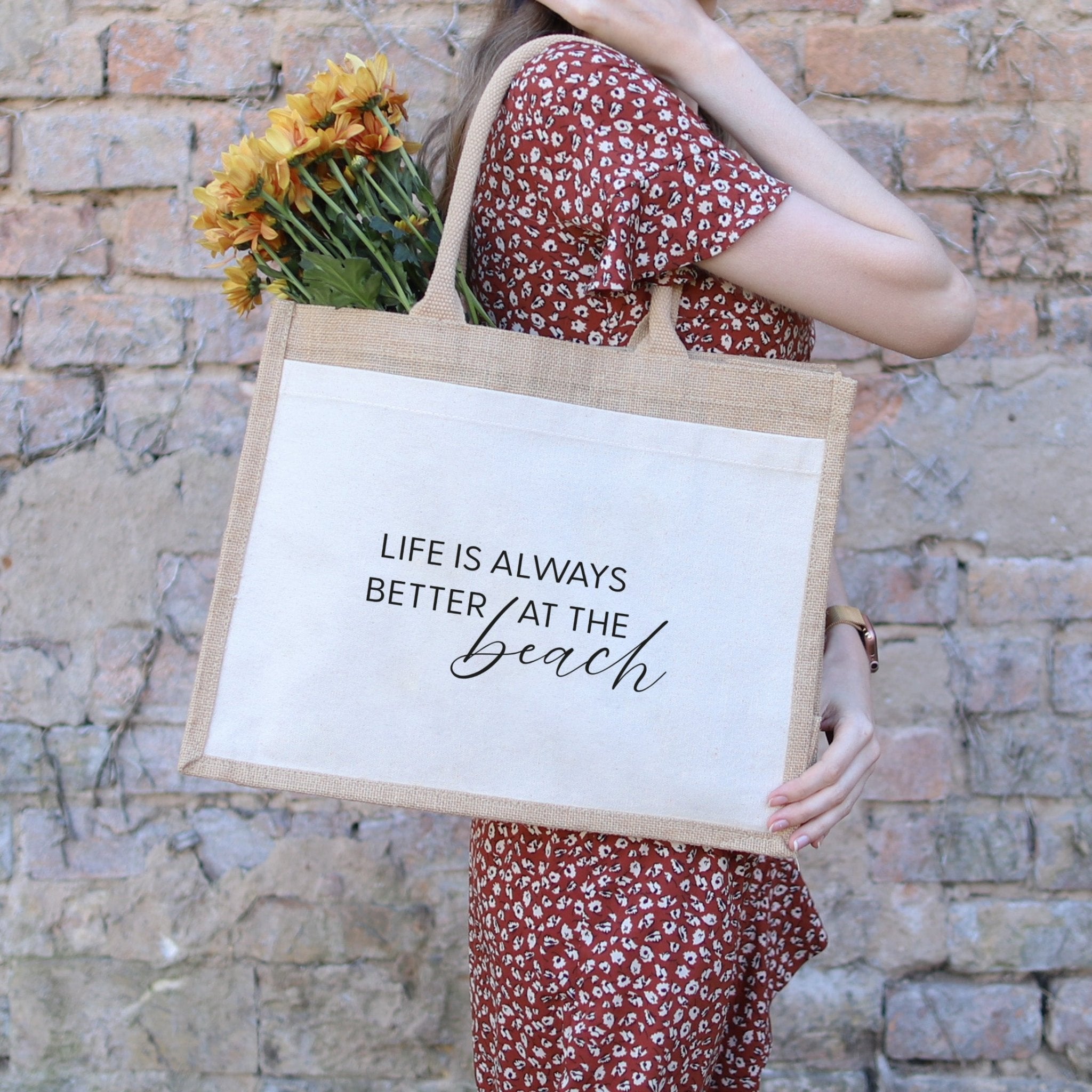 Jutetasche | Life Is