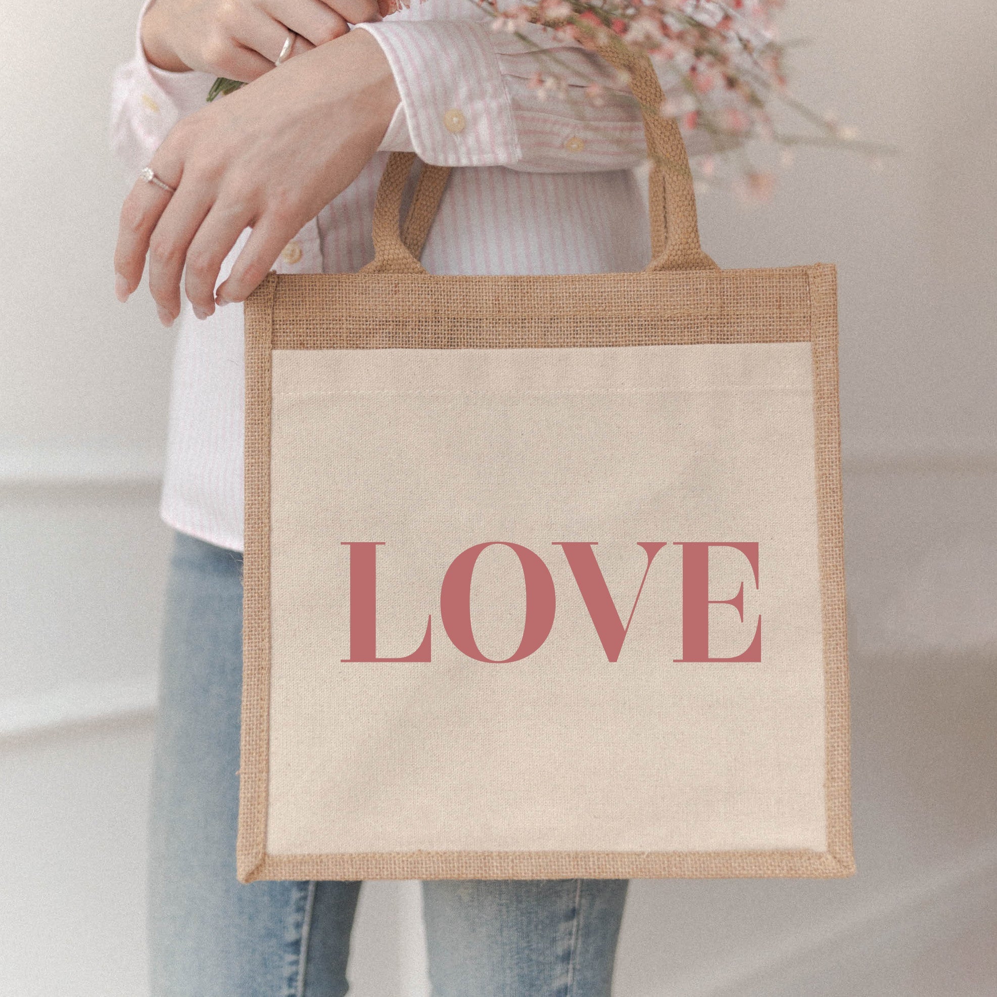 Jutetasche | LOVE