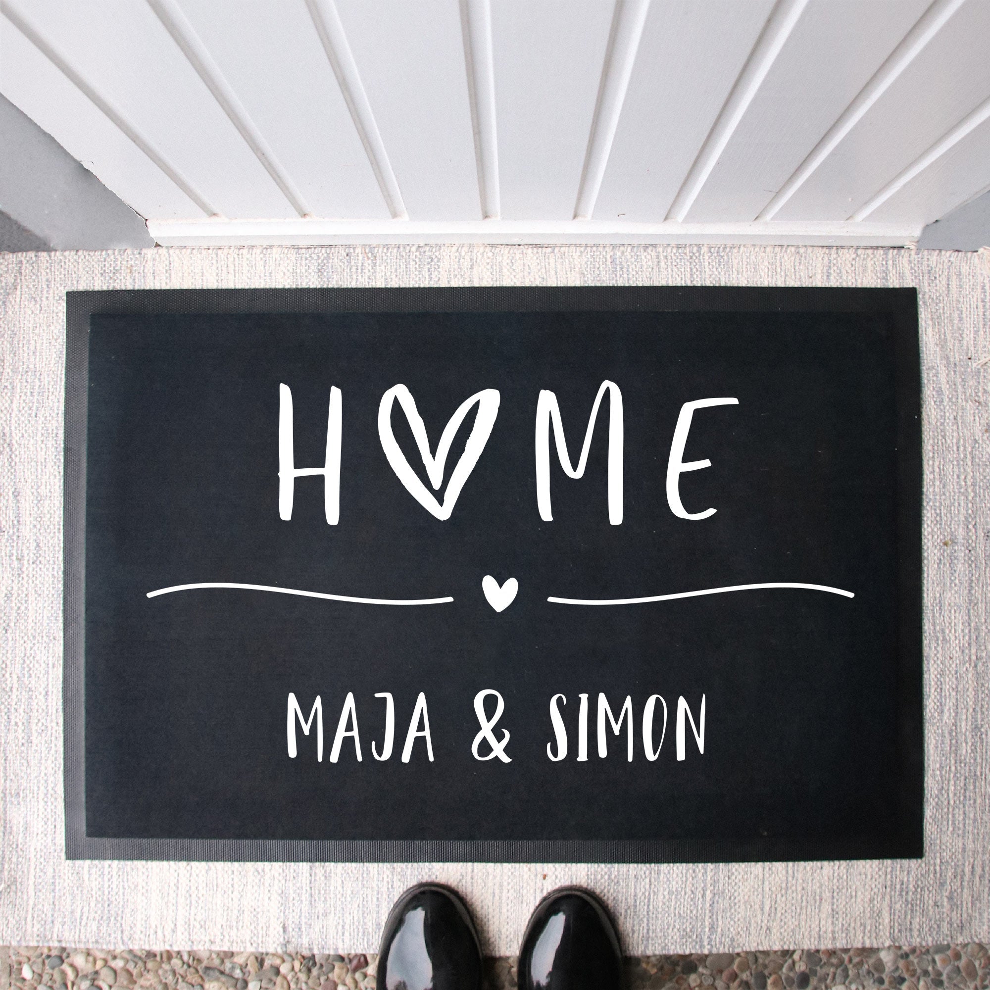 Personalisierte Stoff Fußmatte | Home